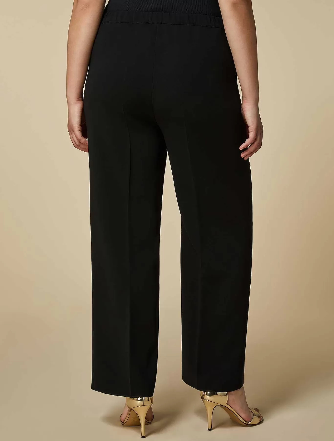 Store Pantalon Large En Cady De Triacetate Femmes Pantalon