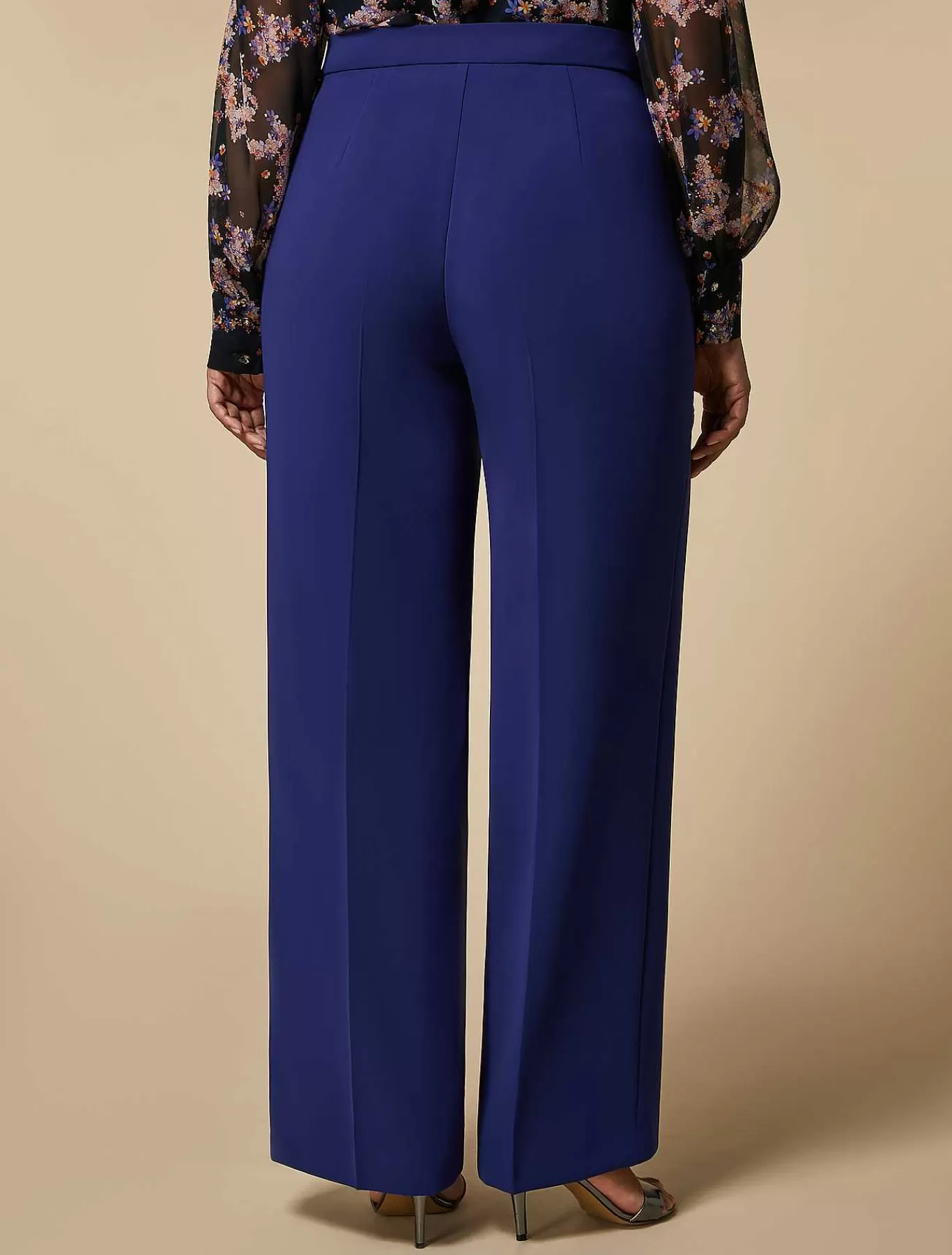 Clearance Pantalon Large En Triacetate Femmes Pantalon