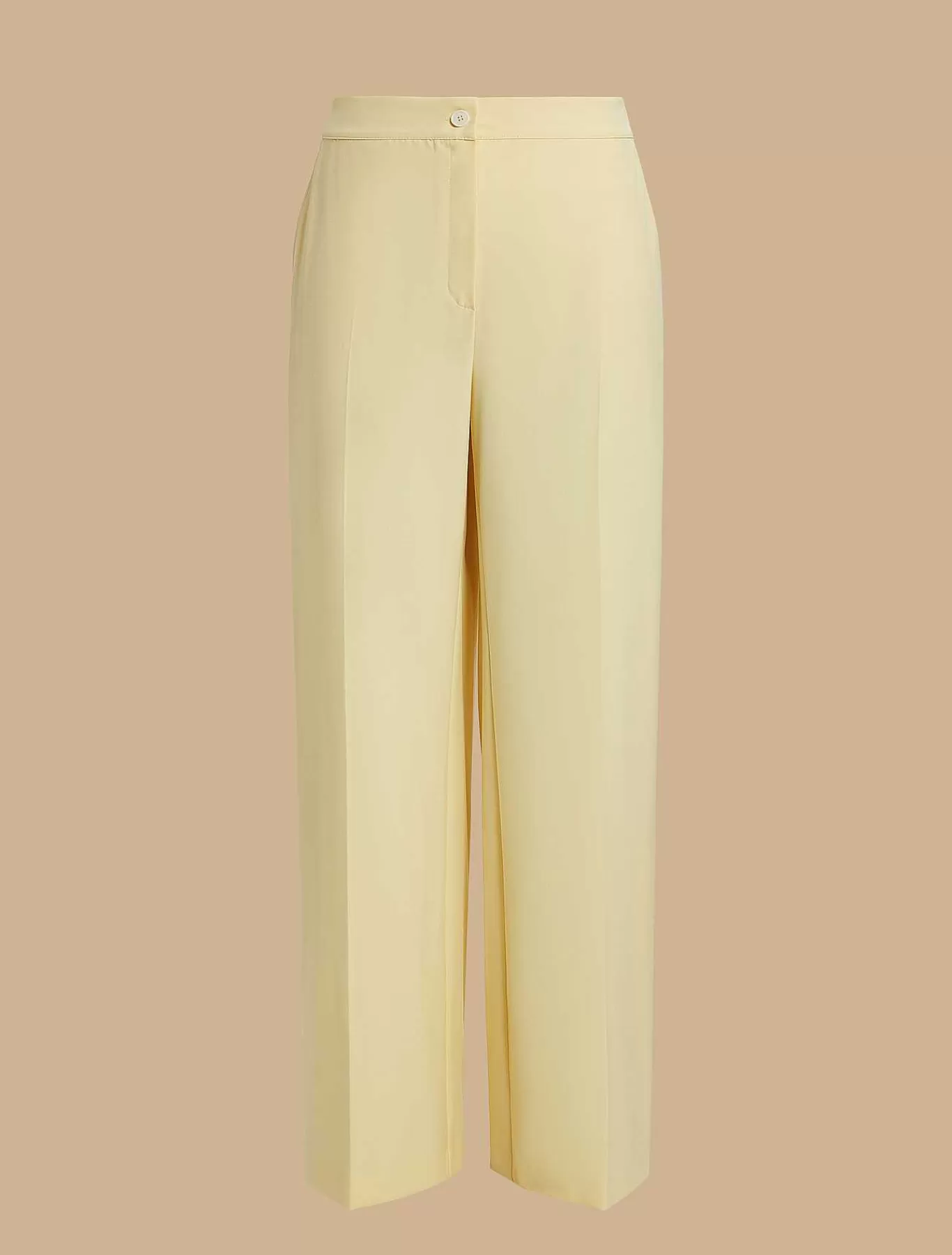 Hot Pantalon Large En Viscose Melangee Femmes Pantalon