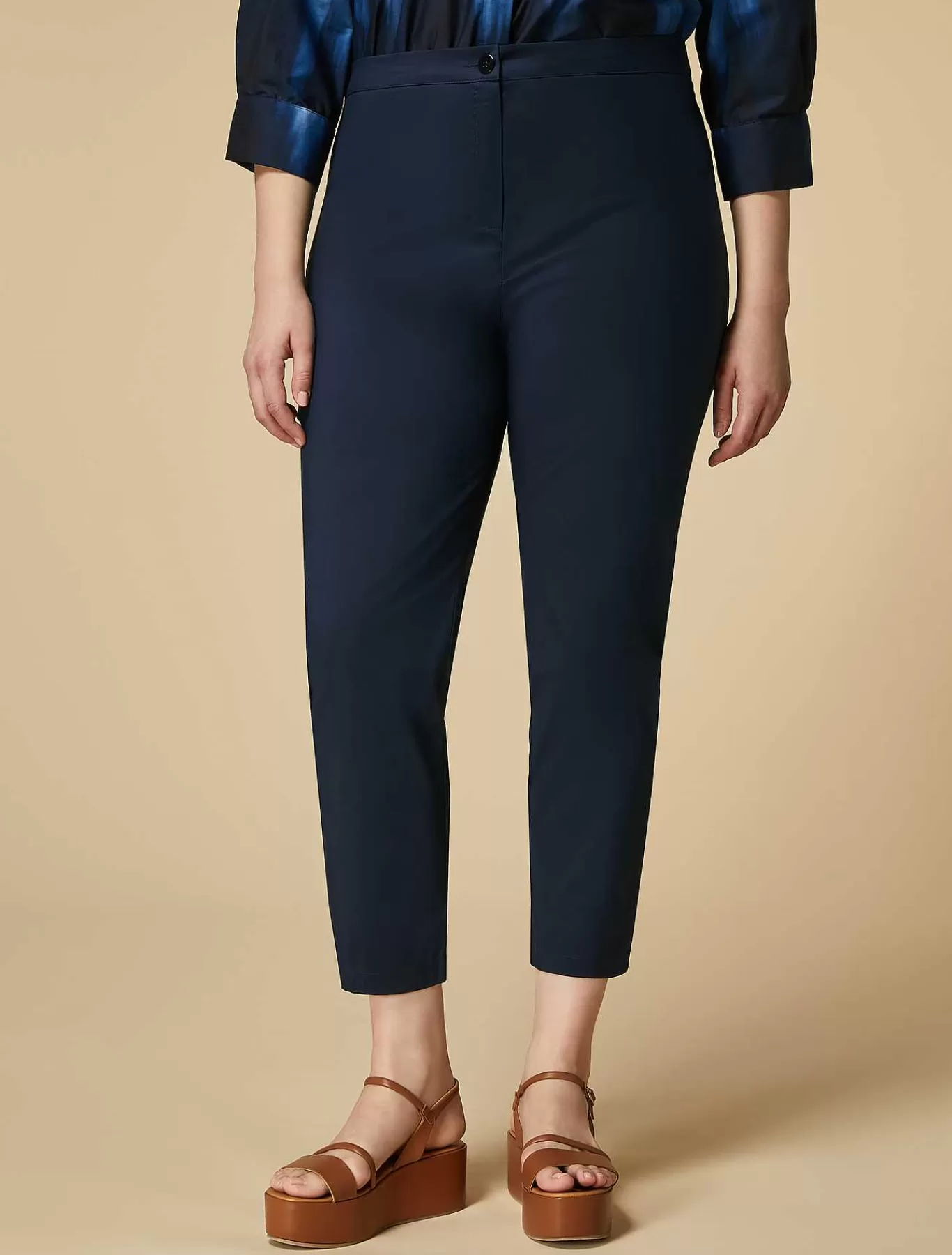 Shop Pantalon Legging En Popeline Femmes Pantalon
