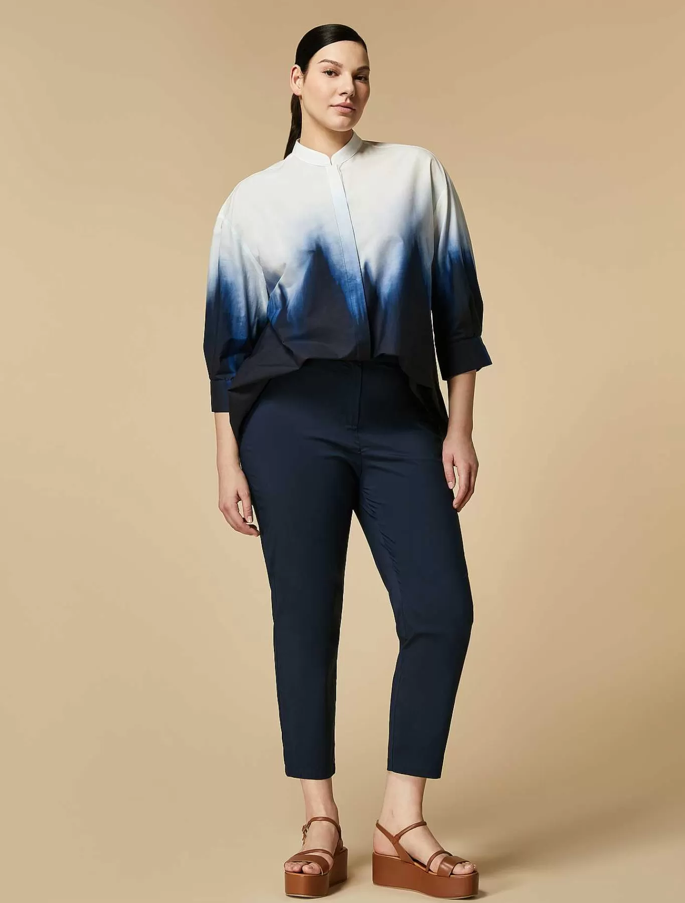 Shop Pantalon Legging En Popeline Femmes Pantalon