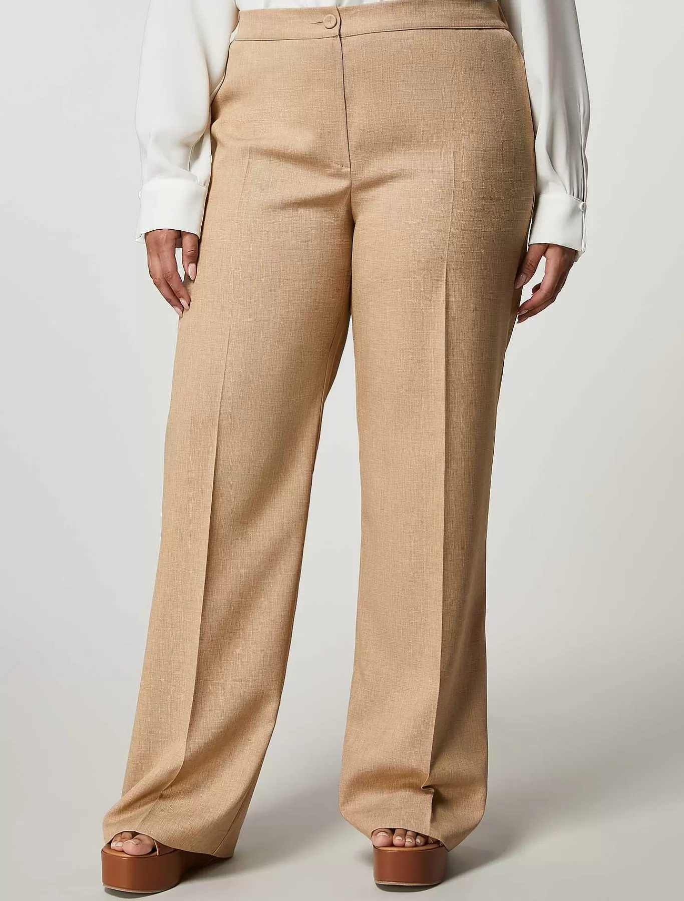 Outlet Pantalon Palazzo Aspect Basket Femmes Pantalon