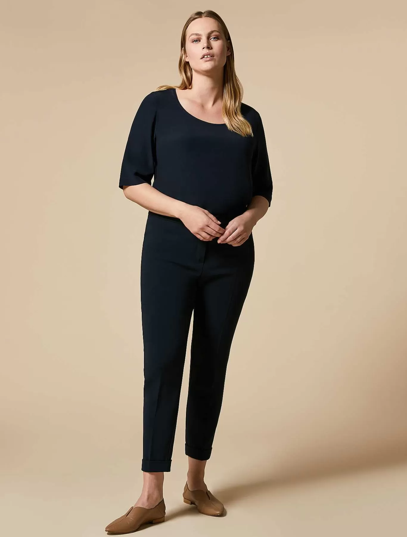 Best Pantalon Slim En Cady De Triacetate Femmes Pantalon