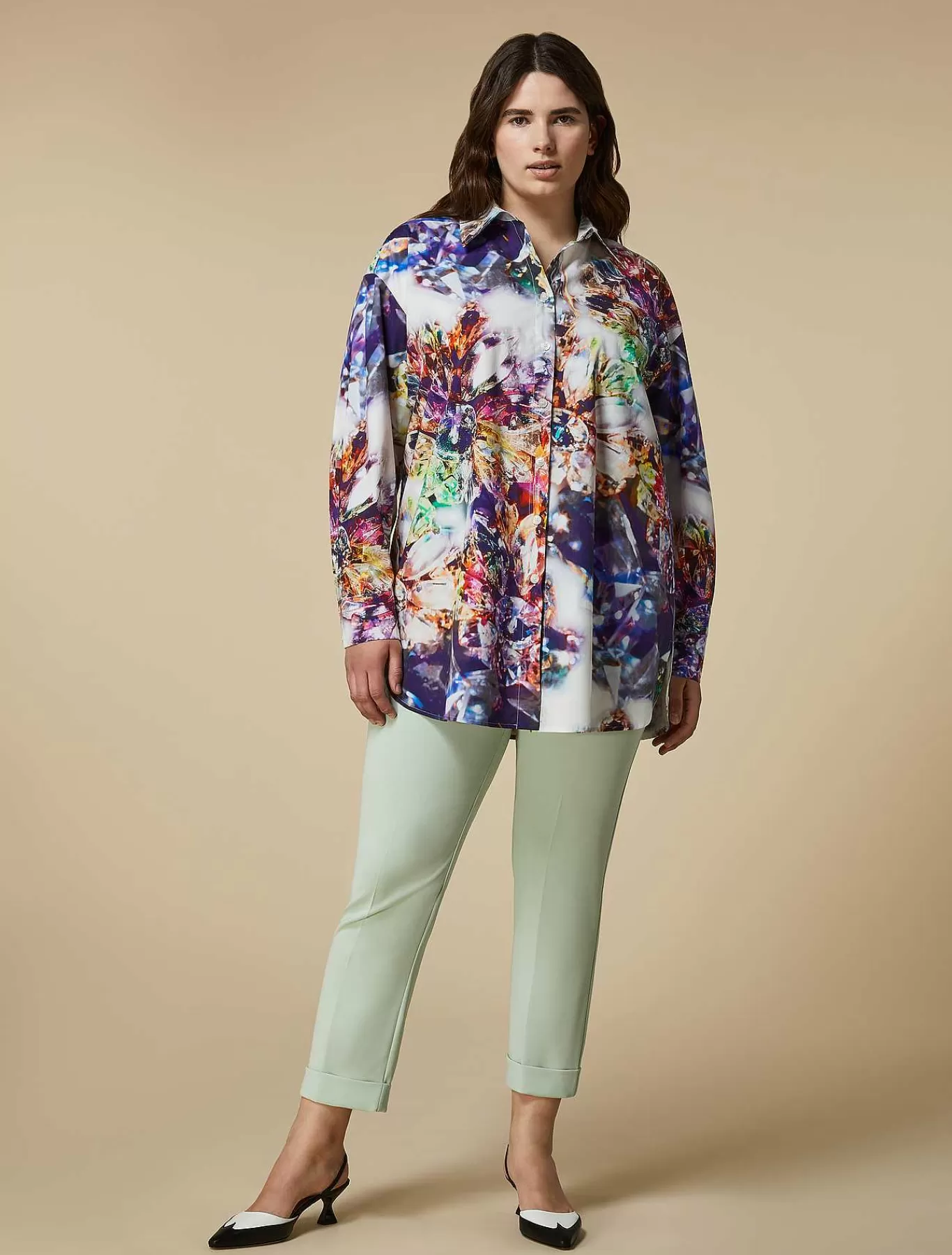 Best Pantalon Slim En Cady De Triacetate Femmes Pantalon