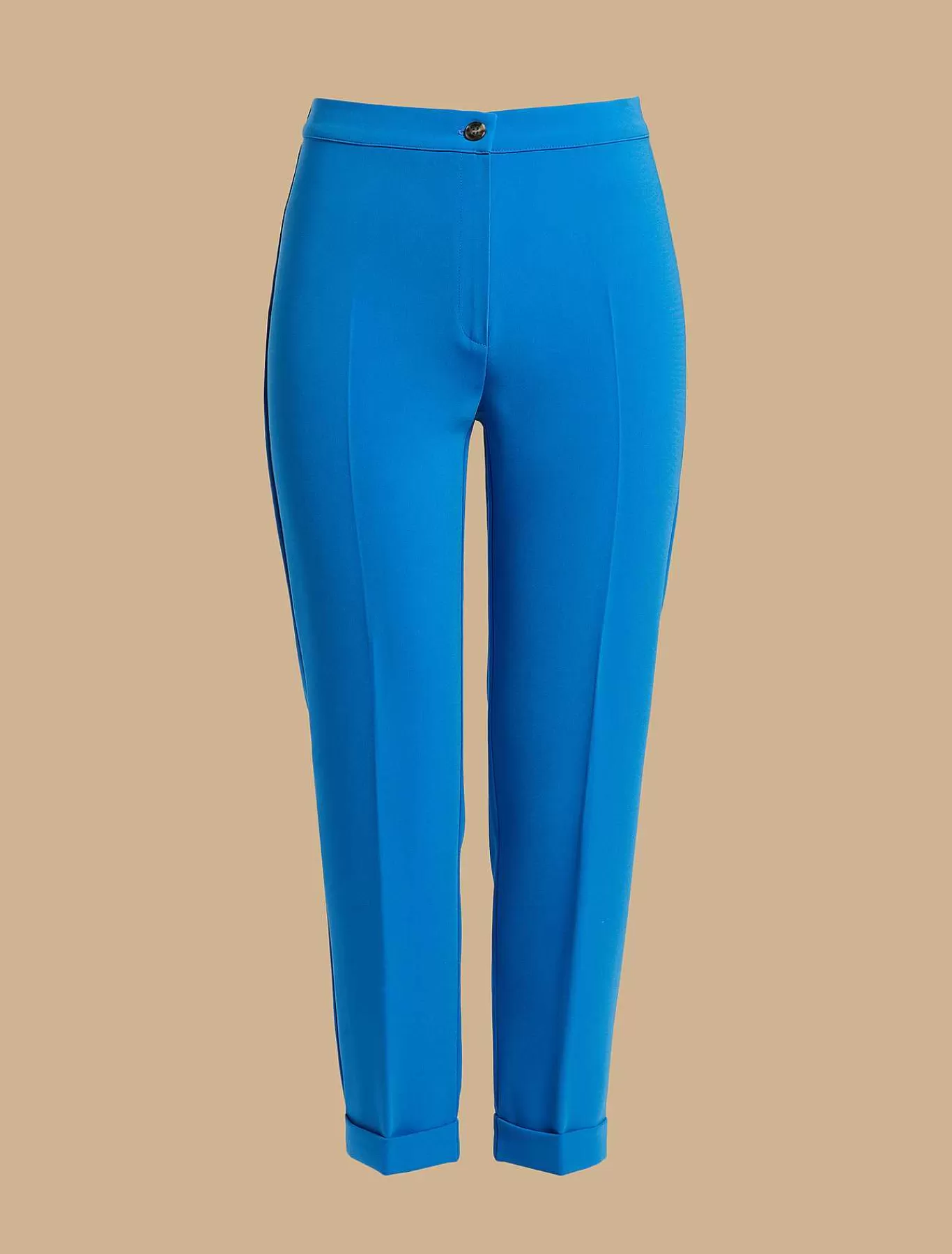 Online Pantalon Slim En Cady De Triacetate Femmes Pantalon