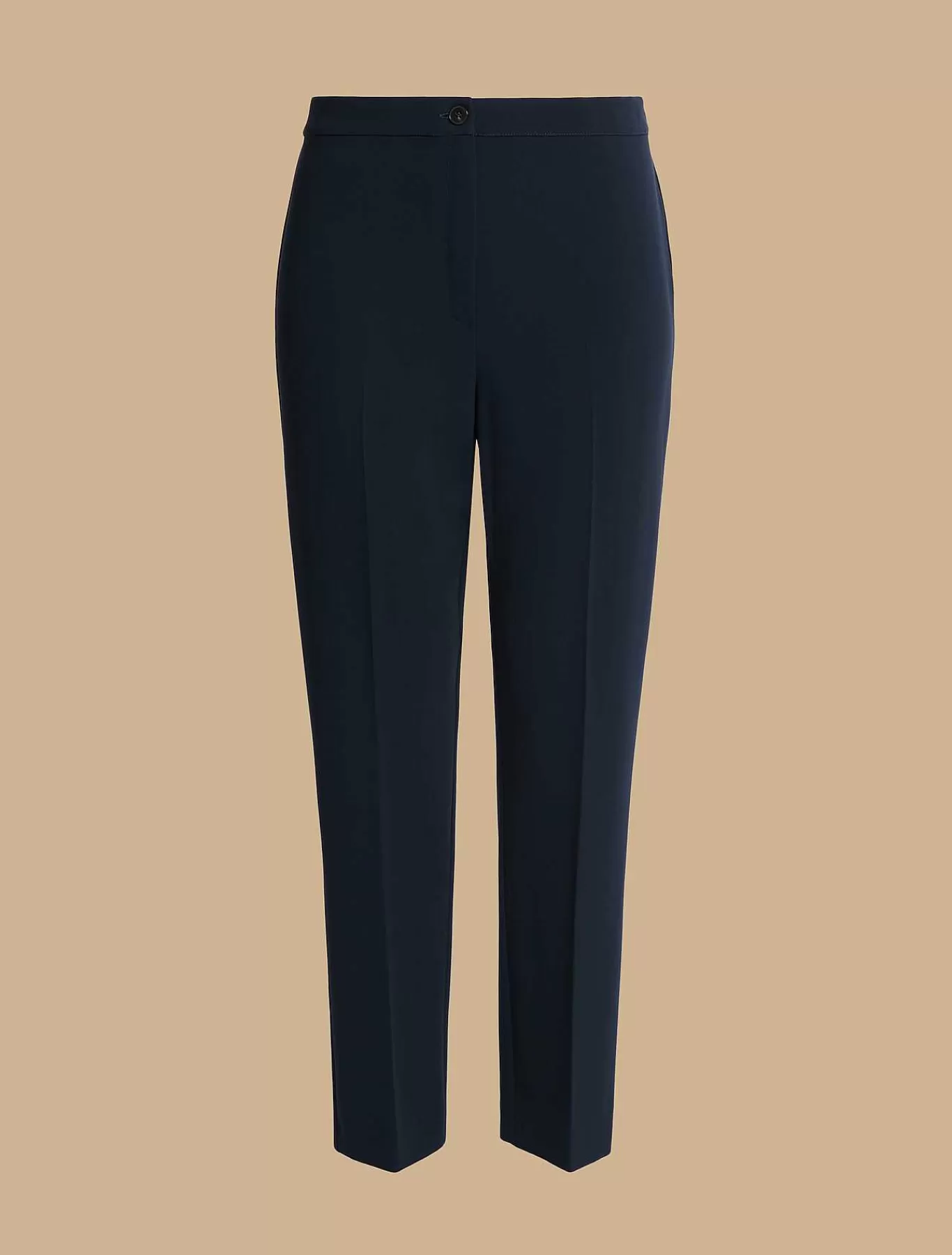 Sale Pantalon Slim En Cady De Triacetate Femmes Pantalon