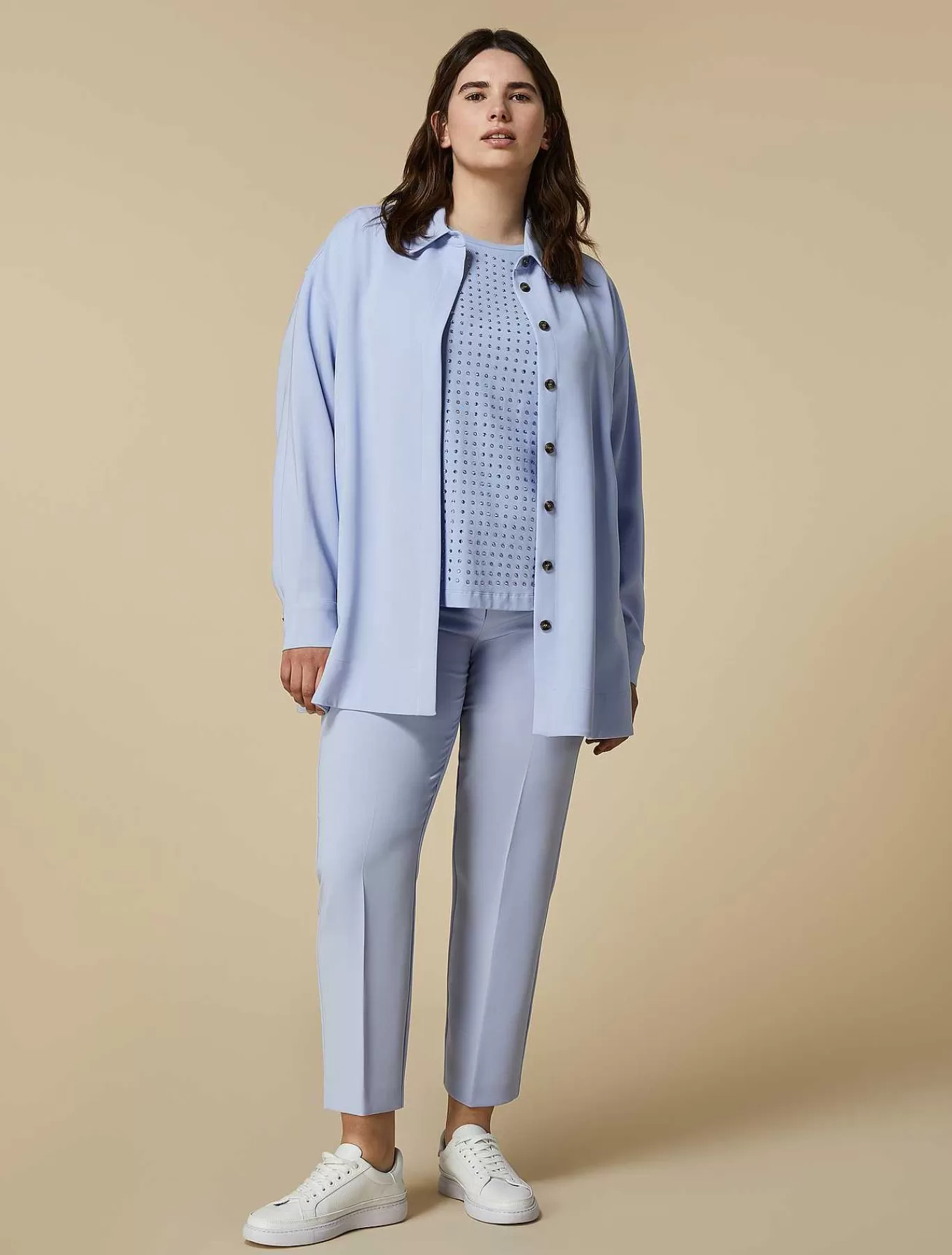 Cheap Pantalon Slim En Cady De Triacetate Femmes Essentiel