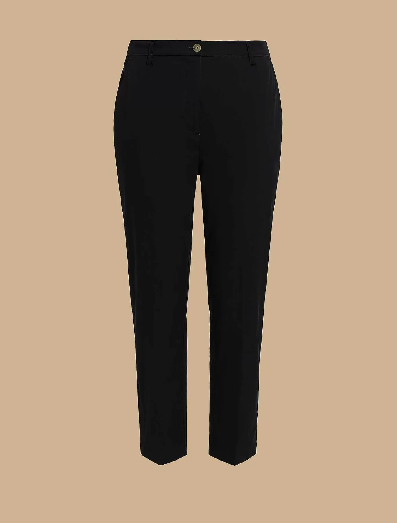 Online Pantalon Slim En Gabardine Femmes Pantalon