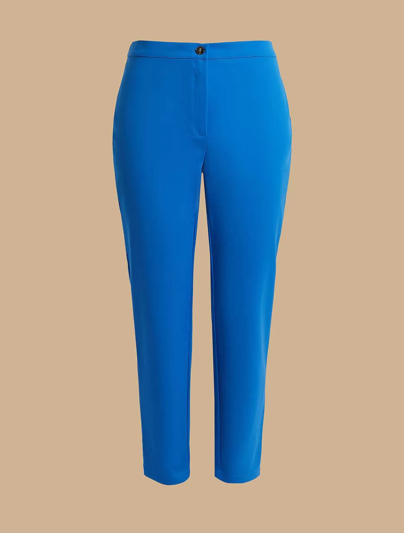 Sale Pantalon Slim En Toile De Coton Femmes Pantalon