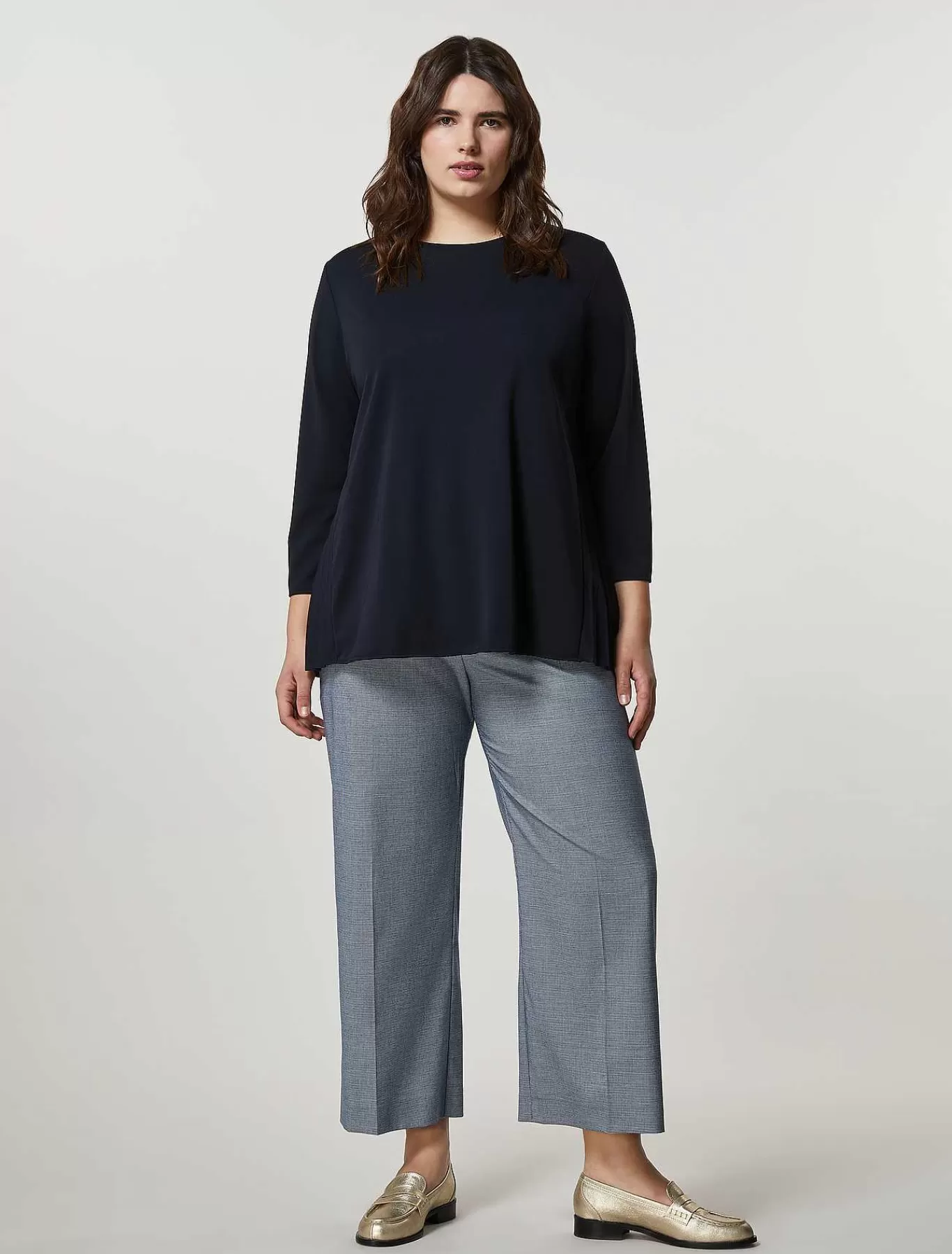 Fashion Pantalon Teint En Fil Femmes Pantalon