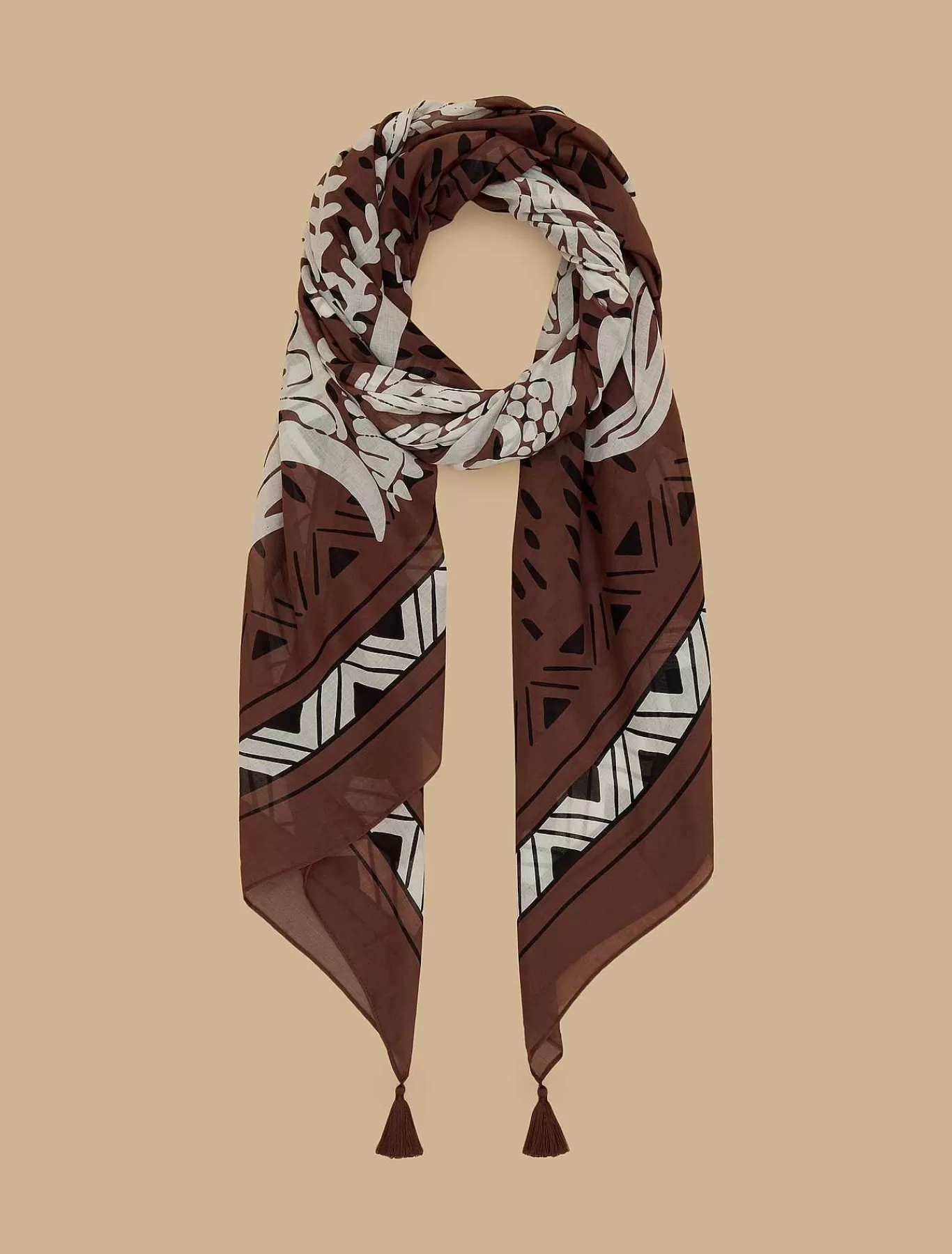 Store Pareo En Mousseline De Coton Femmes Autres Accessoires