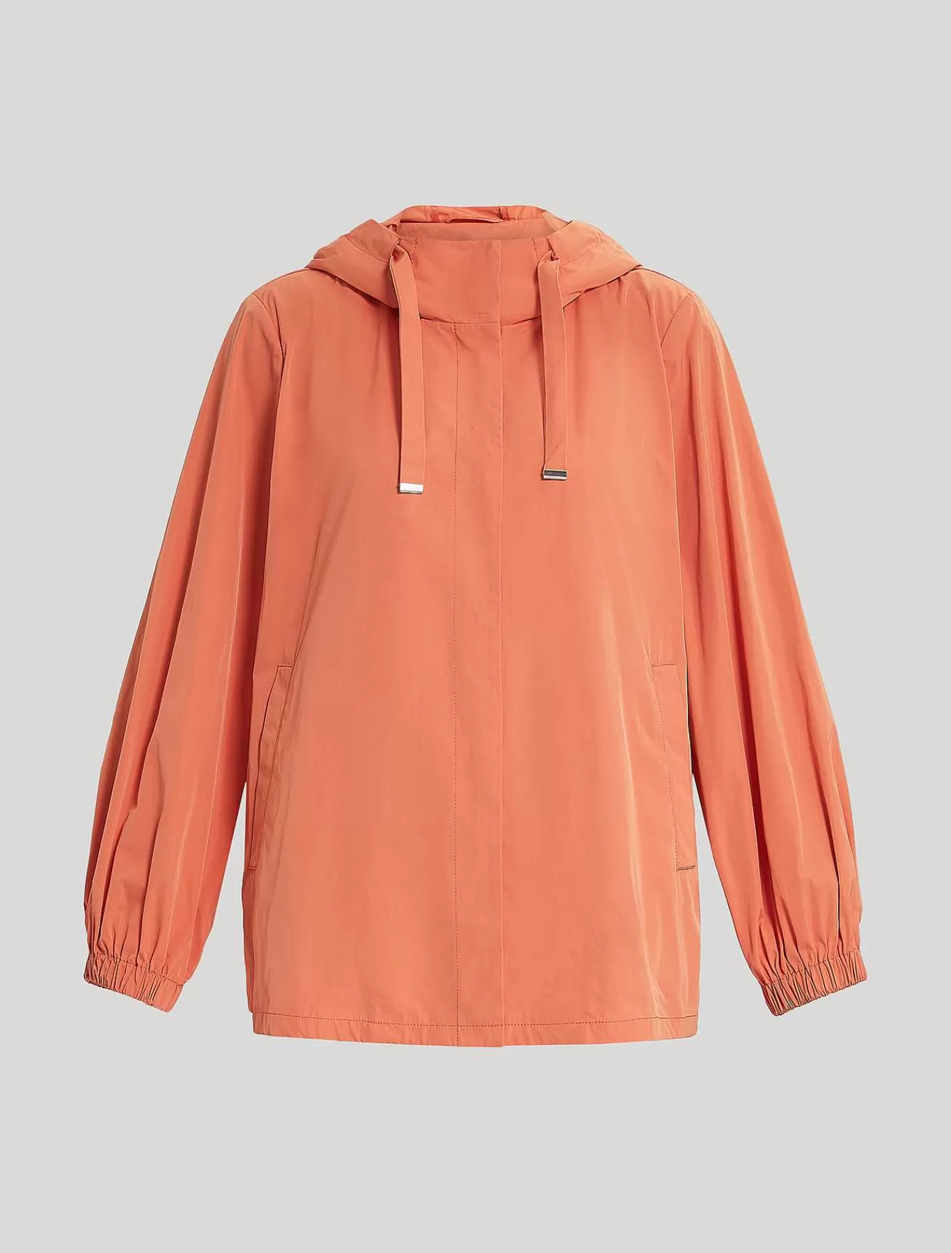 Shop Parka Courte En Tissu A Memoire De Forme Deperlante Femmes Manteaux Et Trenchs