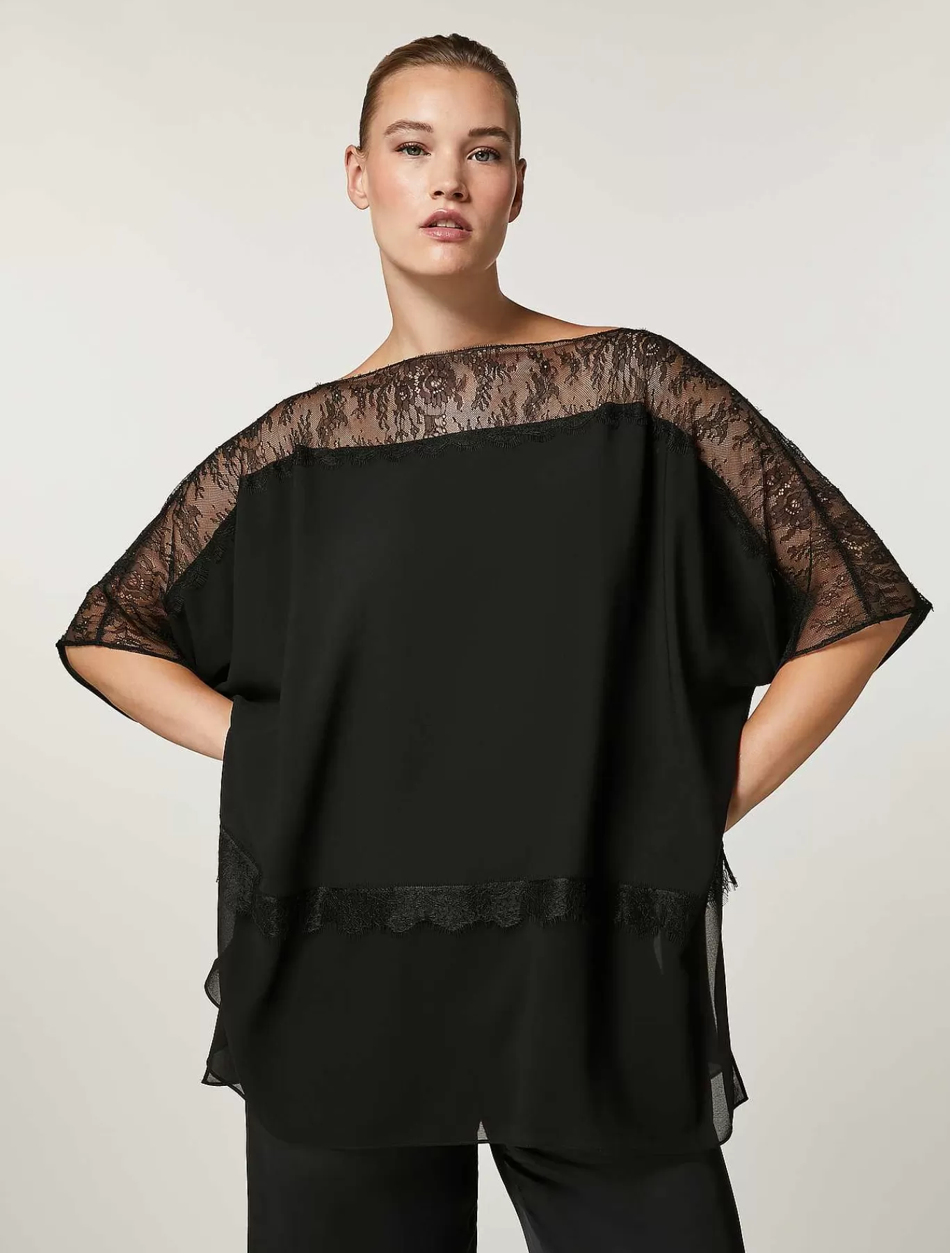 Discount Poncho En Tissu Fluide Et Georgette Femmes Autres Accessoires