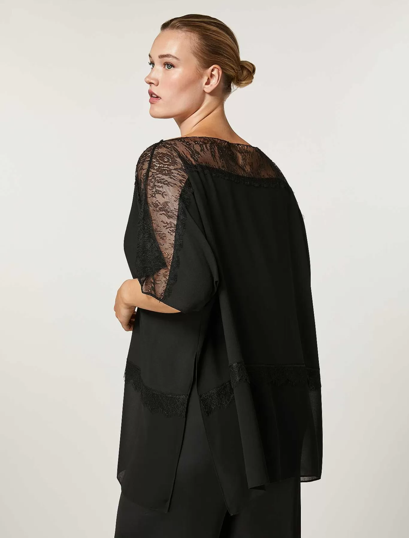 Discount Poncho En Tissu Fluide Et Georgette Femmes Autres Accessoires
