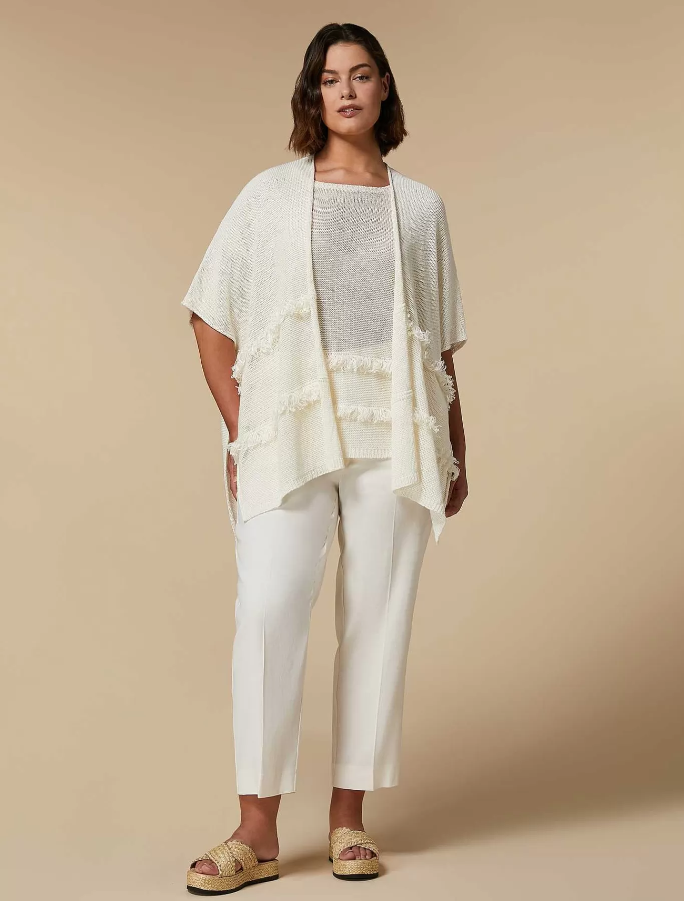 Cheap Pull Cordonnet En Lin Femmes Tricots