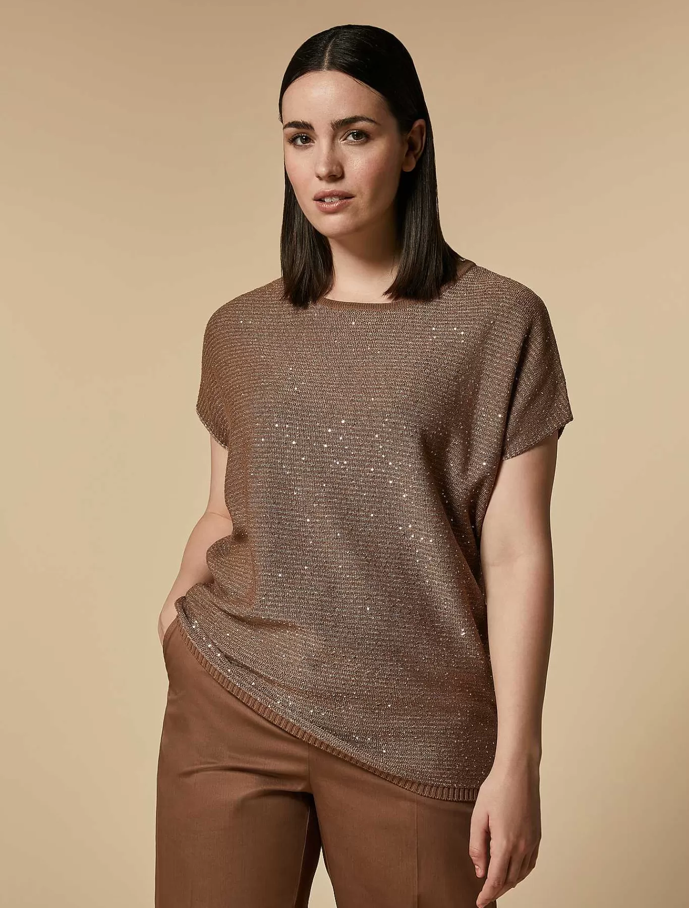Discount Pull En Coton A Sequins Femmes Tricots