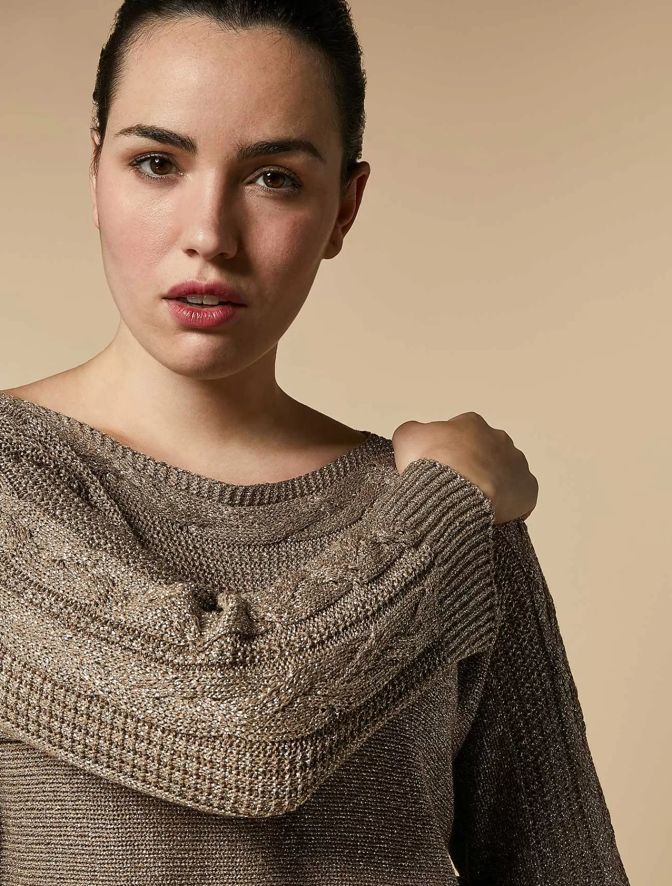 Cheap Pull En Fil Lurex Femmes Tricots