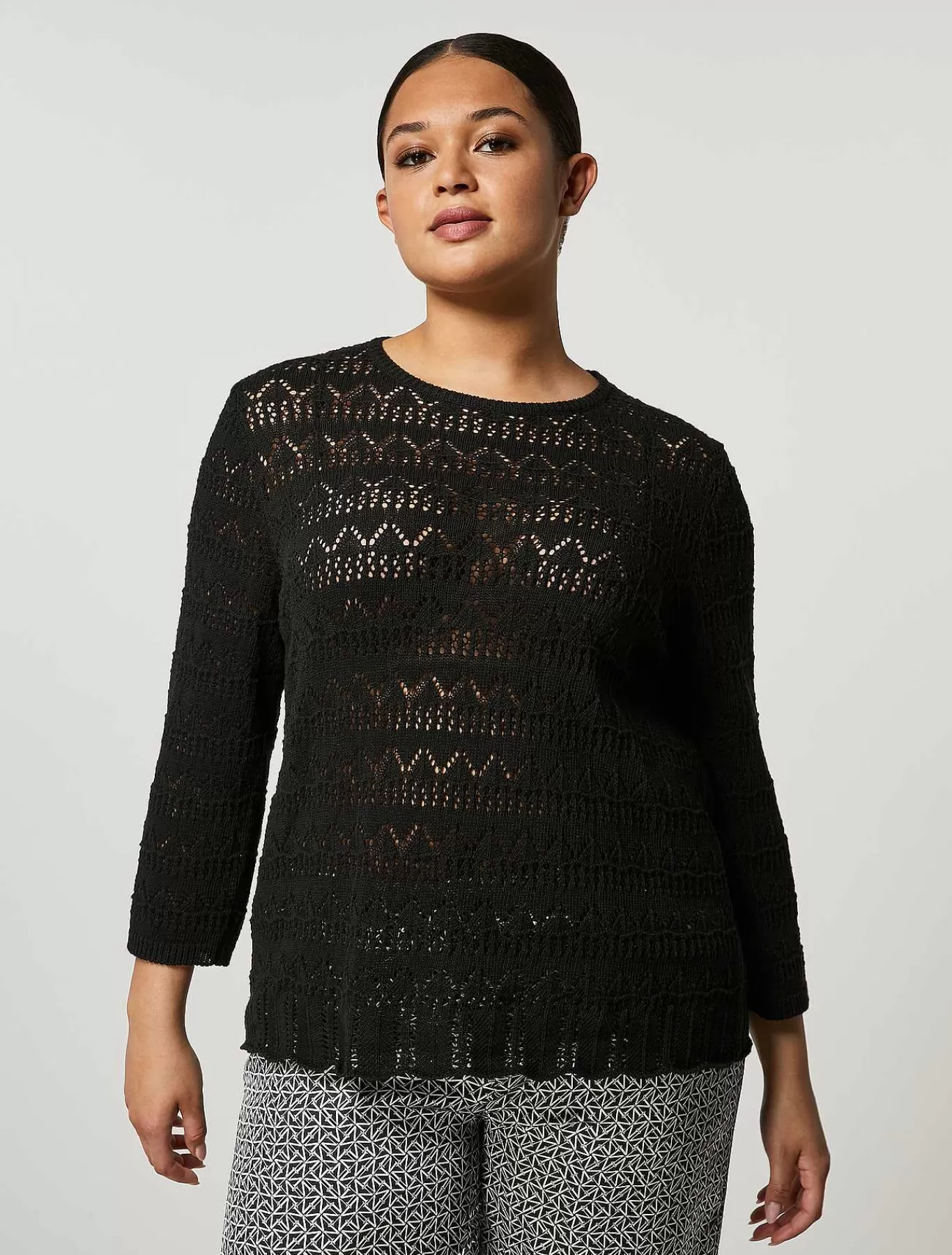 Outlet Pull En Melange De Coton Femmes Tricots