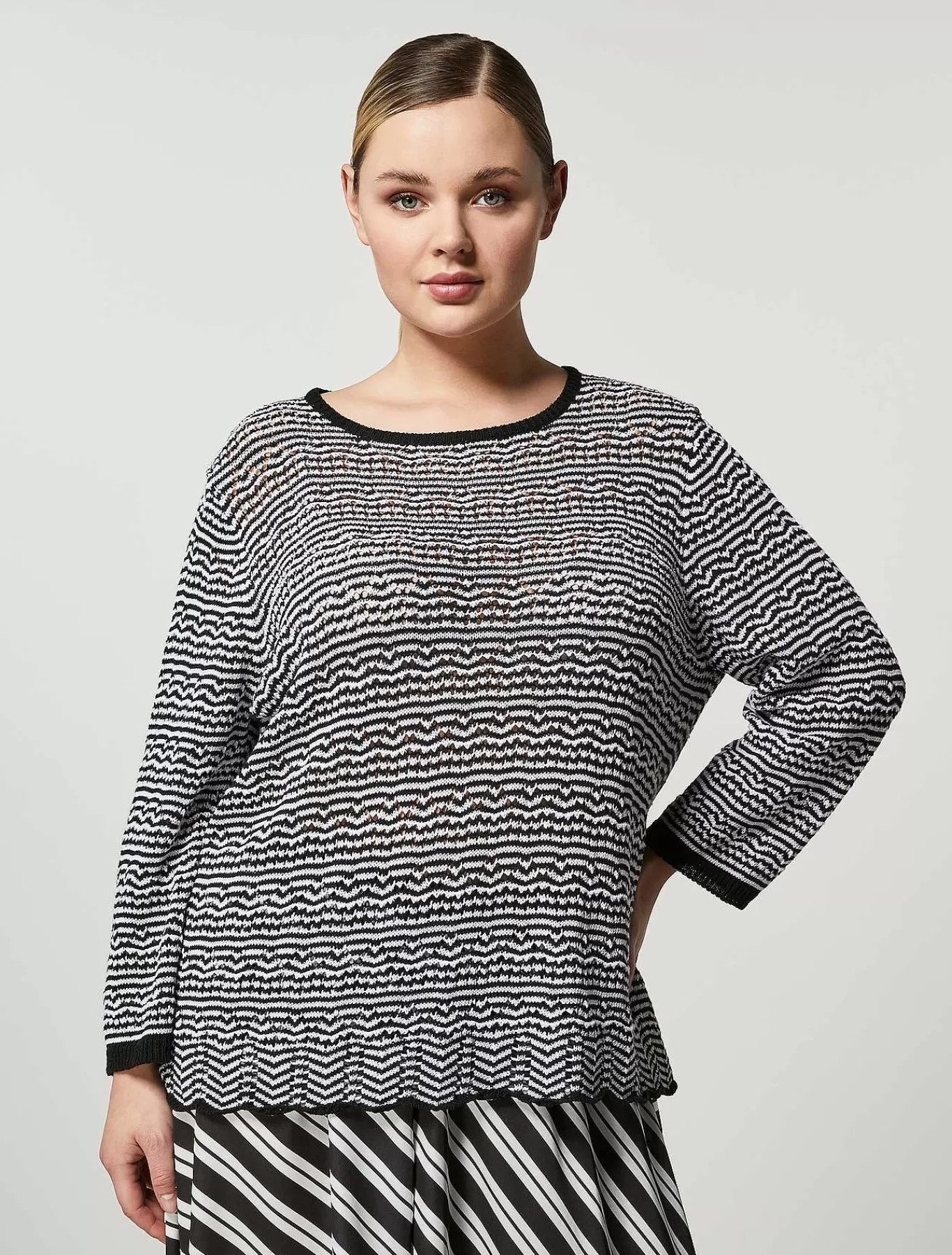 Shop Pull En Melange De Coton Femmes Tricots