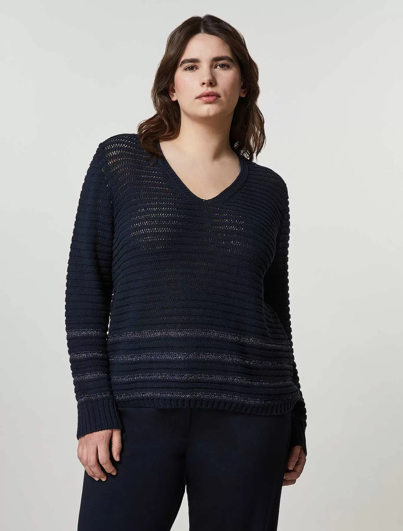 Fashion Pull En Tissu Uni Femmes Tricots