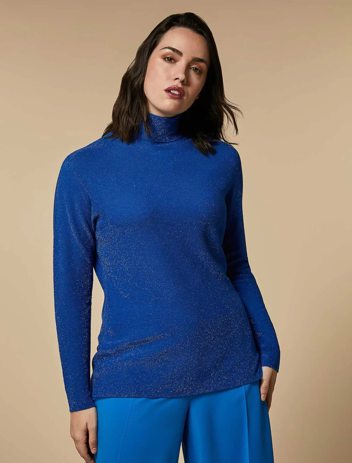 Hot Pull En Viscose Lurex Femmes Tricots