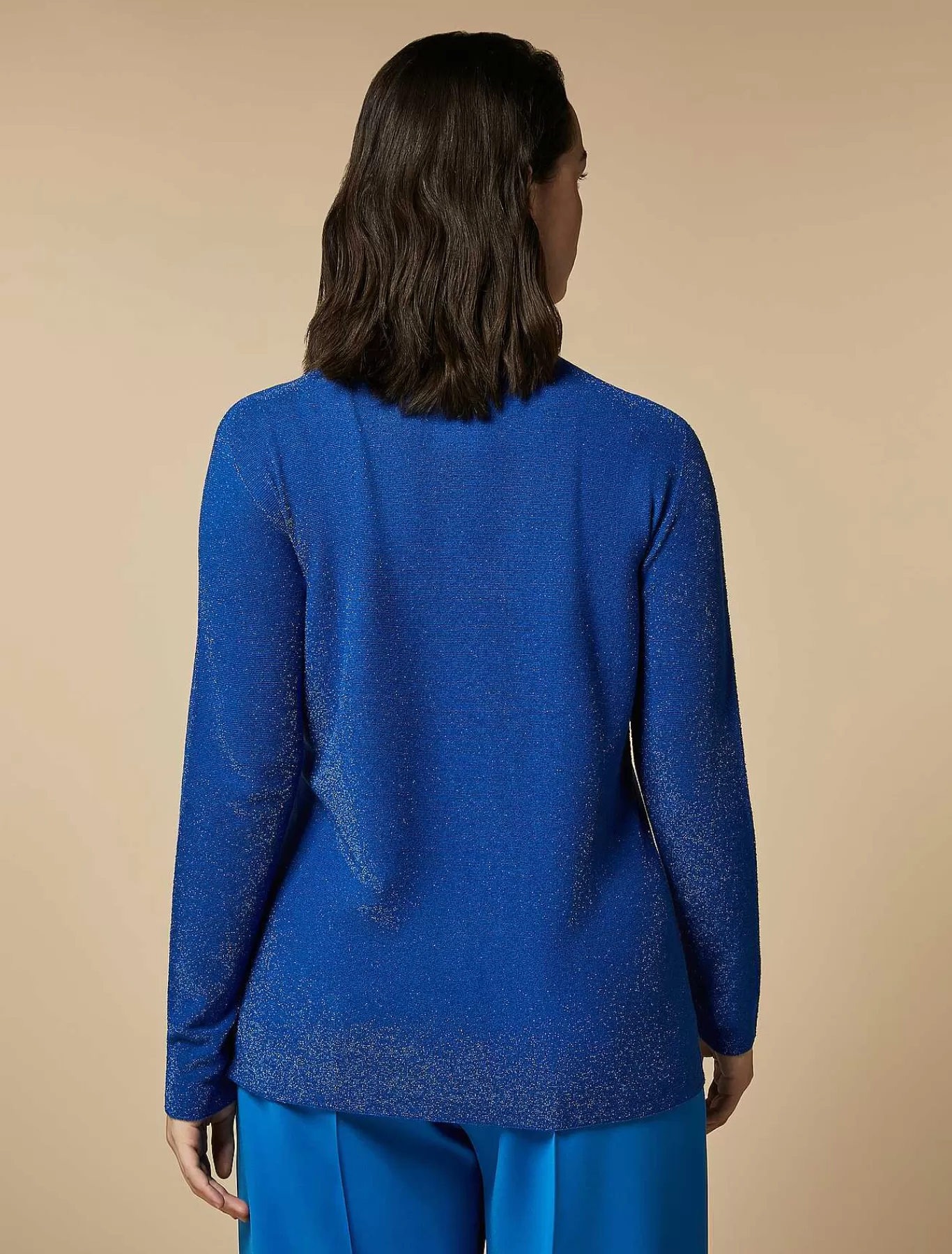 Hot Pull En Viscose Lurex Femmes Tricots