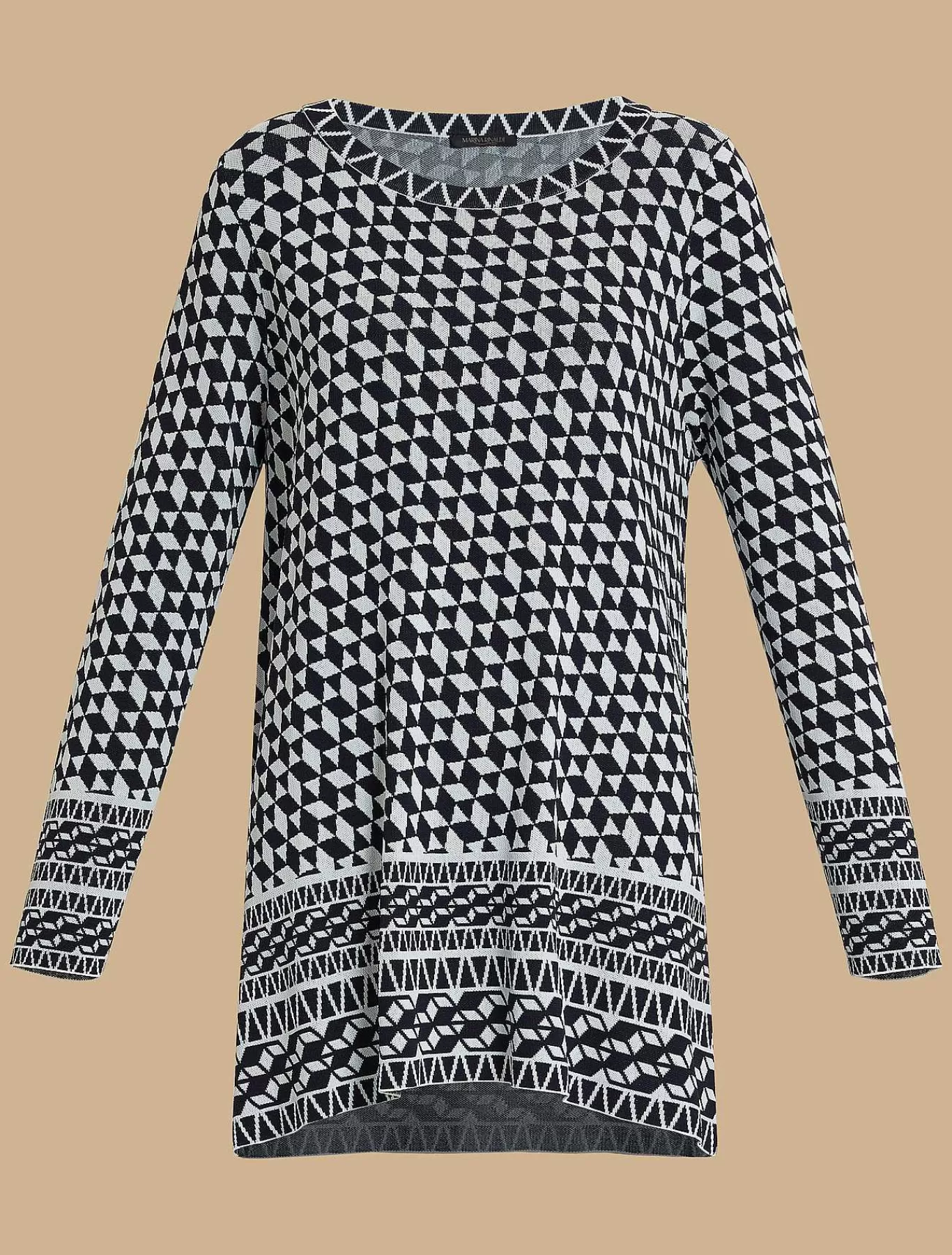 Online Pull Jacquard En Viscose Femmes Tricots