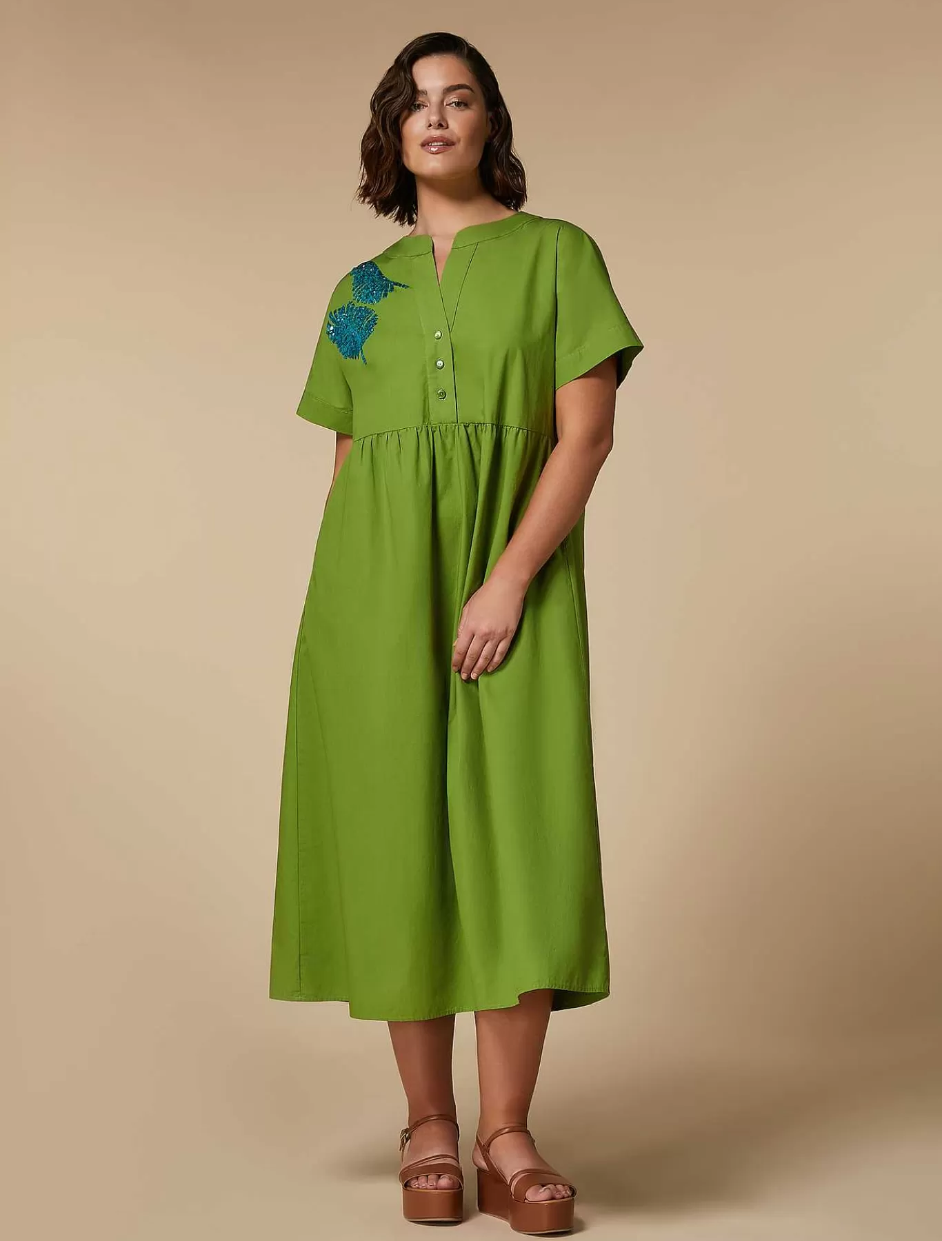 Online Robe A Broderies Et Sequins Femmes Robes