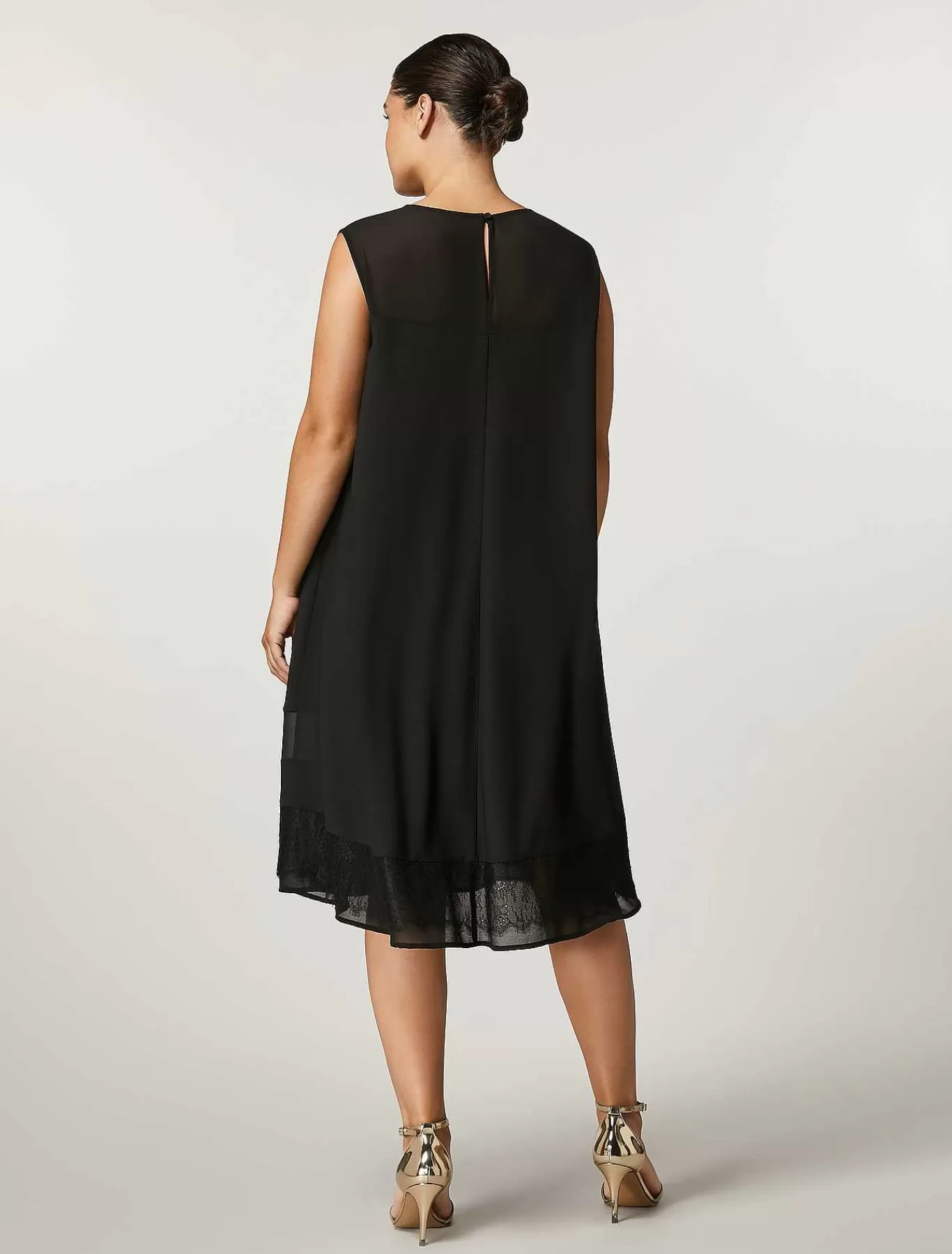 Sale Robe Avec Empiecement En Dentelle Femmes Robes