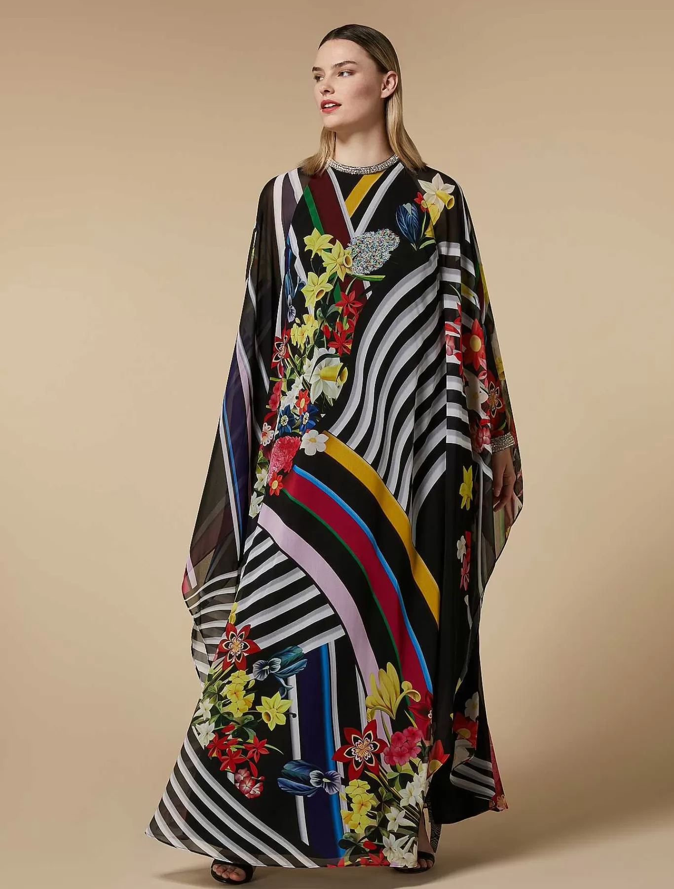 Best Robe Caftan En Georgette Femmes Robes