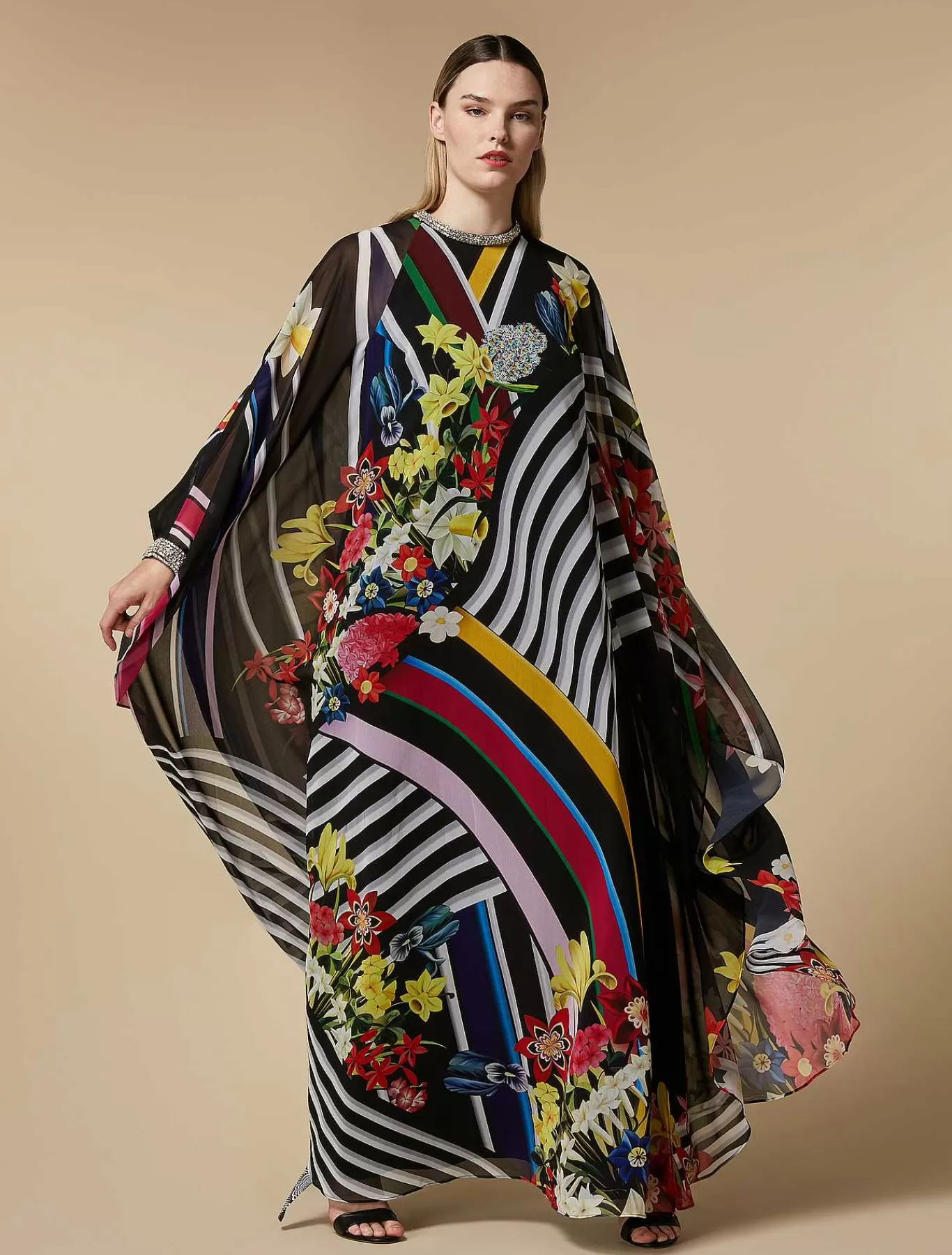Best Robe Caftan En Georgette Femmes Robes