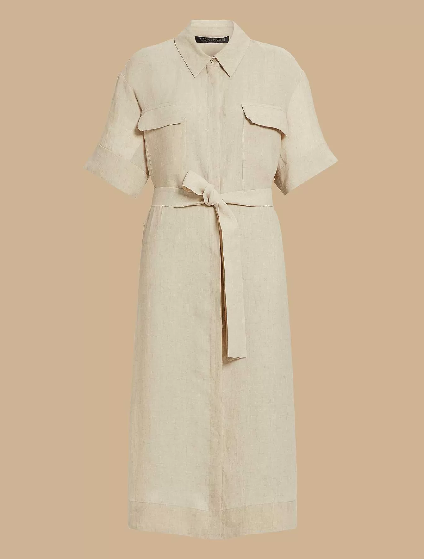 New Robe Chemise En Lin Femmes Robes