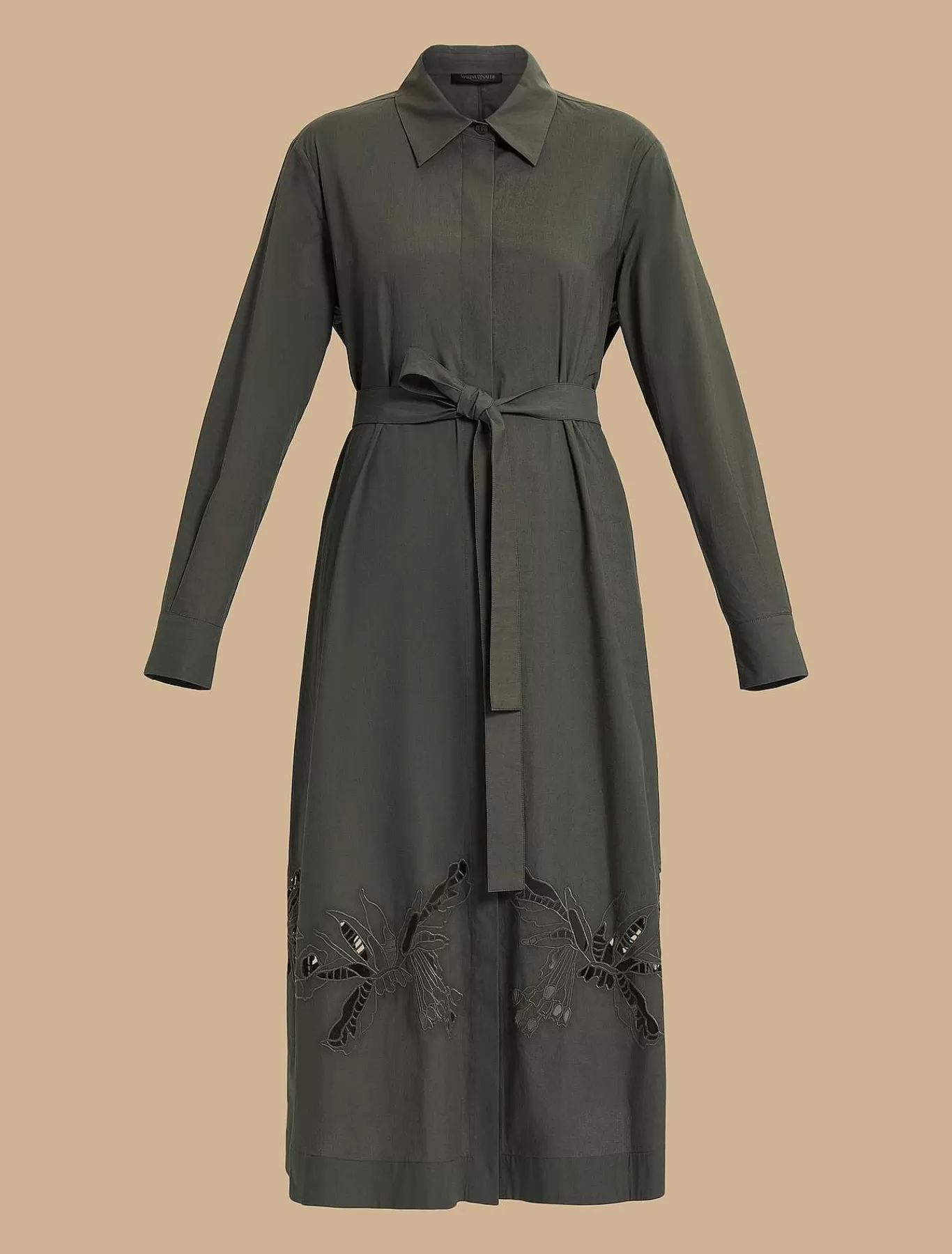 Flash Sale Robe Chemise En Popeline Brodee Femmes Robes