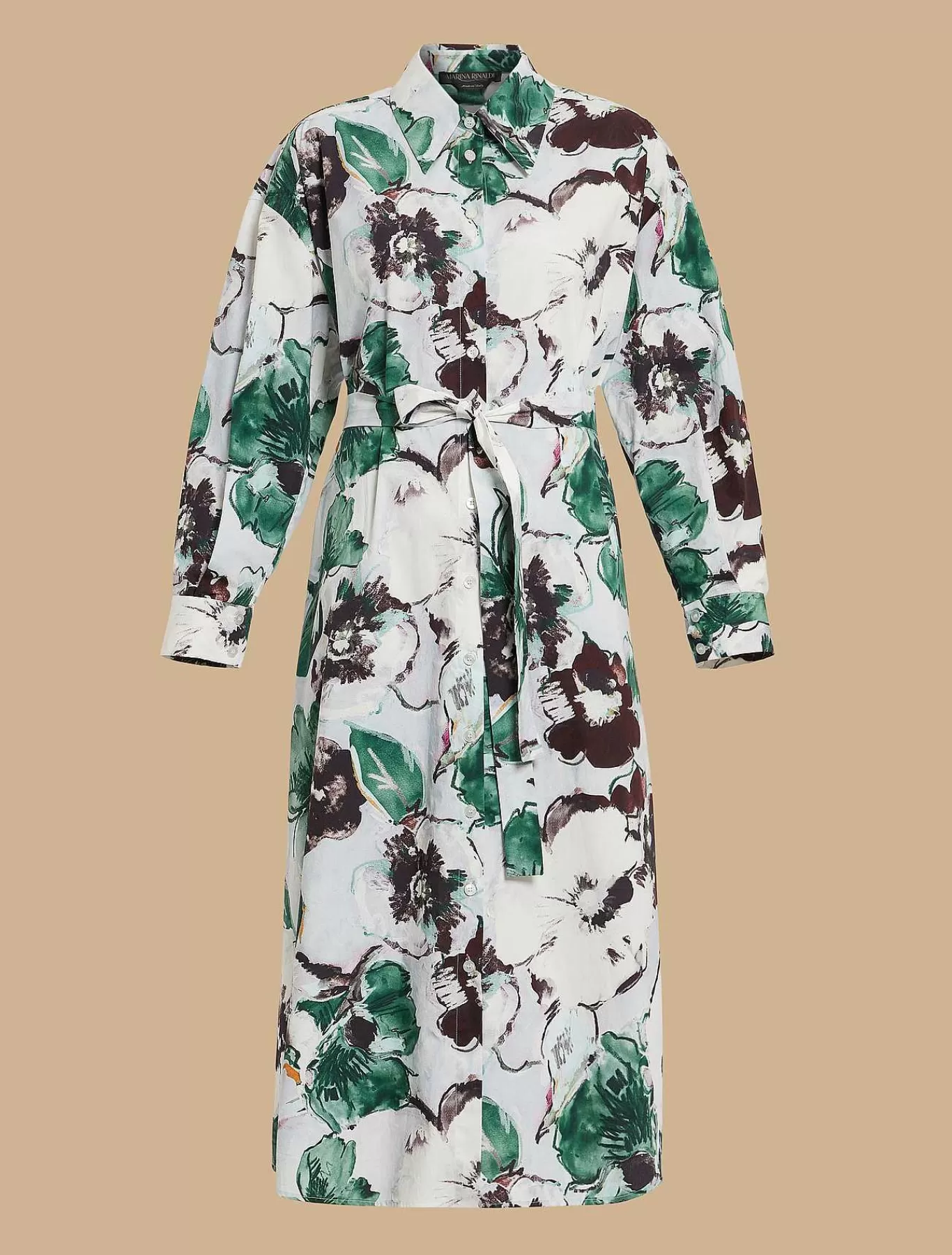 Clearance Robe Chemise En Popeline Imprimee Femmes Robes
