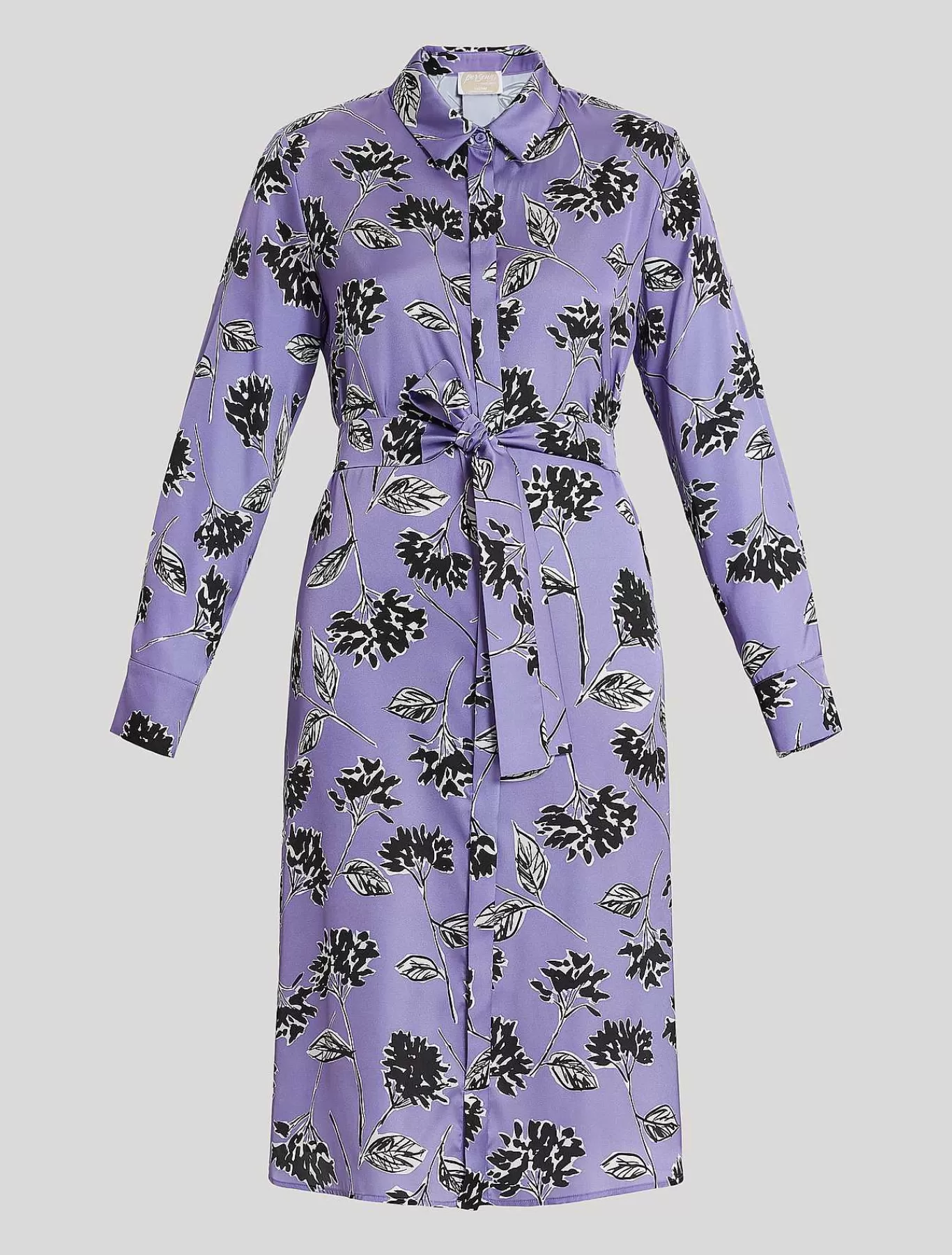 Store Robe Chemise En Satin Imprime Femmes Robes