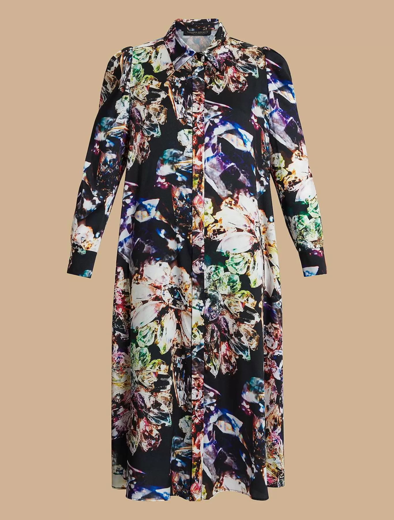 Shop Robe Chemise En Serge Imprime Femmes Robes