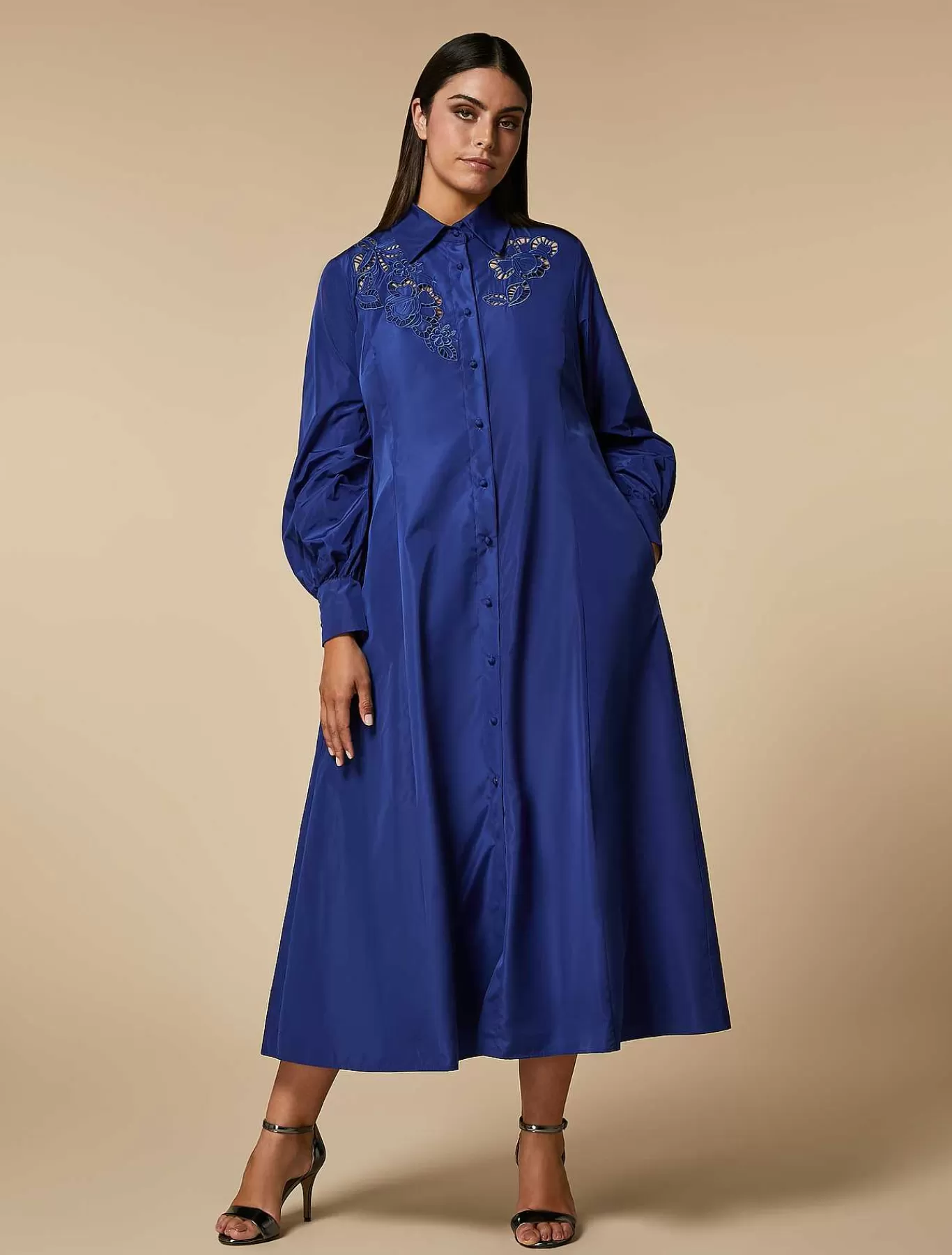 Best Sale Robe Chemise En Taffetas Femmes Robes
