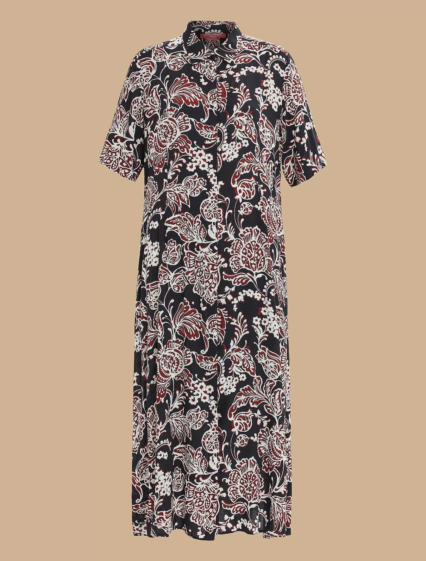 Shop Robe Chemise En Viscose Imprimee Femmes Robes