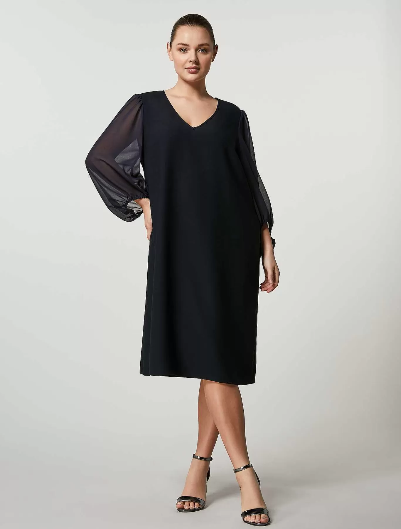 New Robe Crepe Envers Satin Femmes Des Vêtements Formels