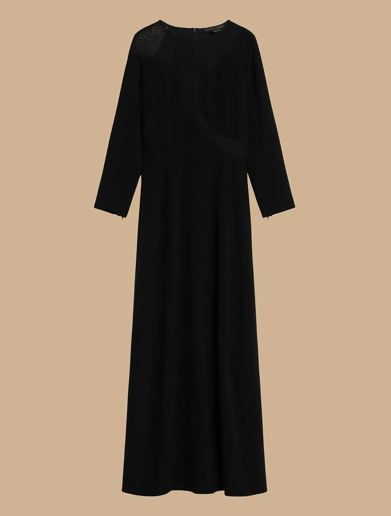 Outlet Robe En Cady Et Tulle Femmes Robes