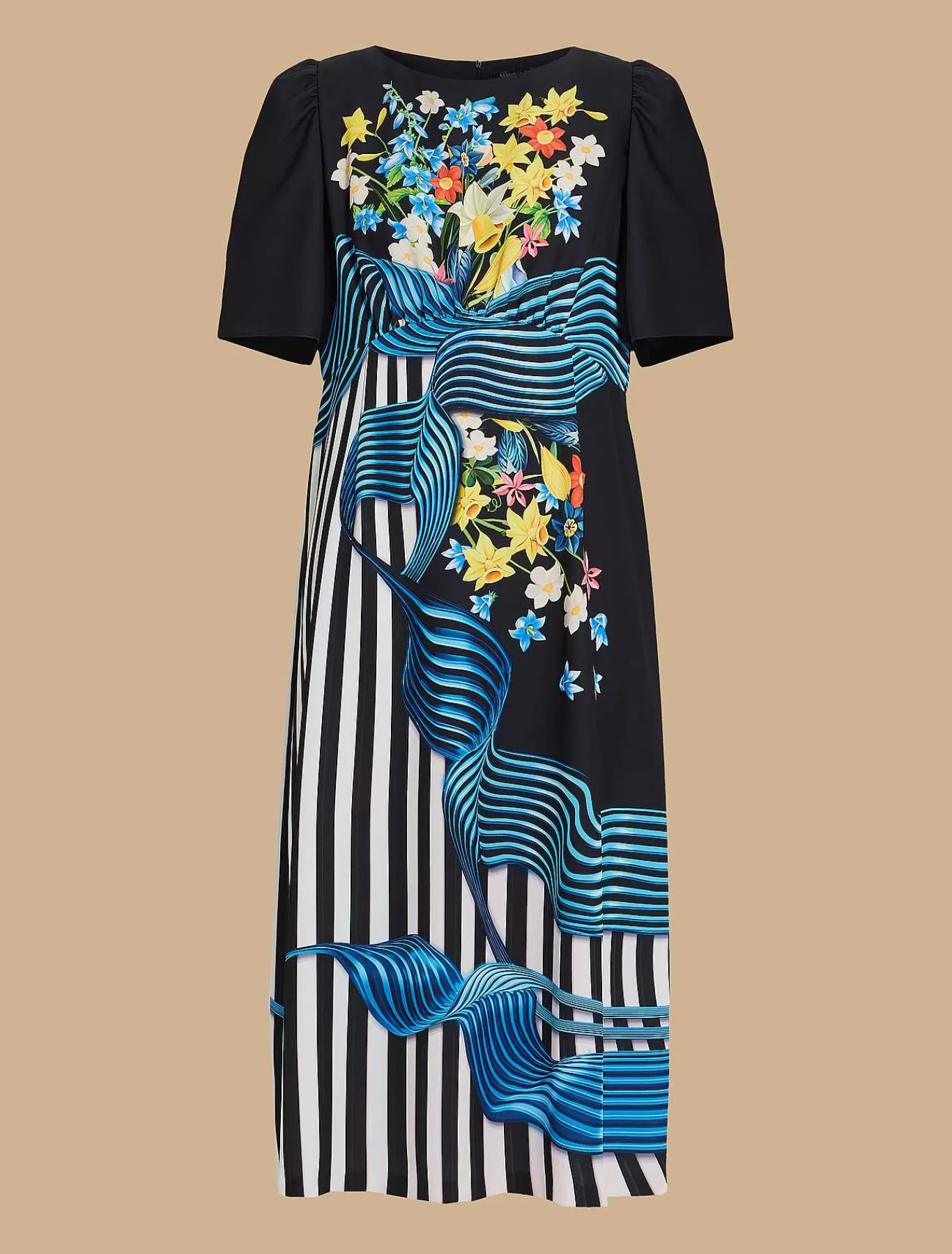 Best Robe En Cady Imprimee Femmes Robes