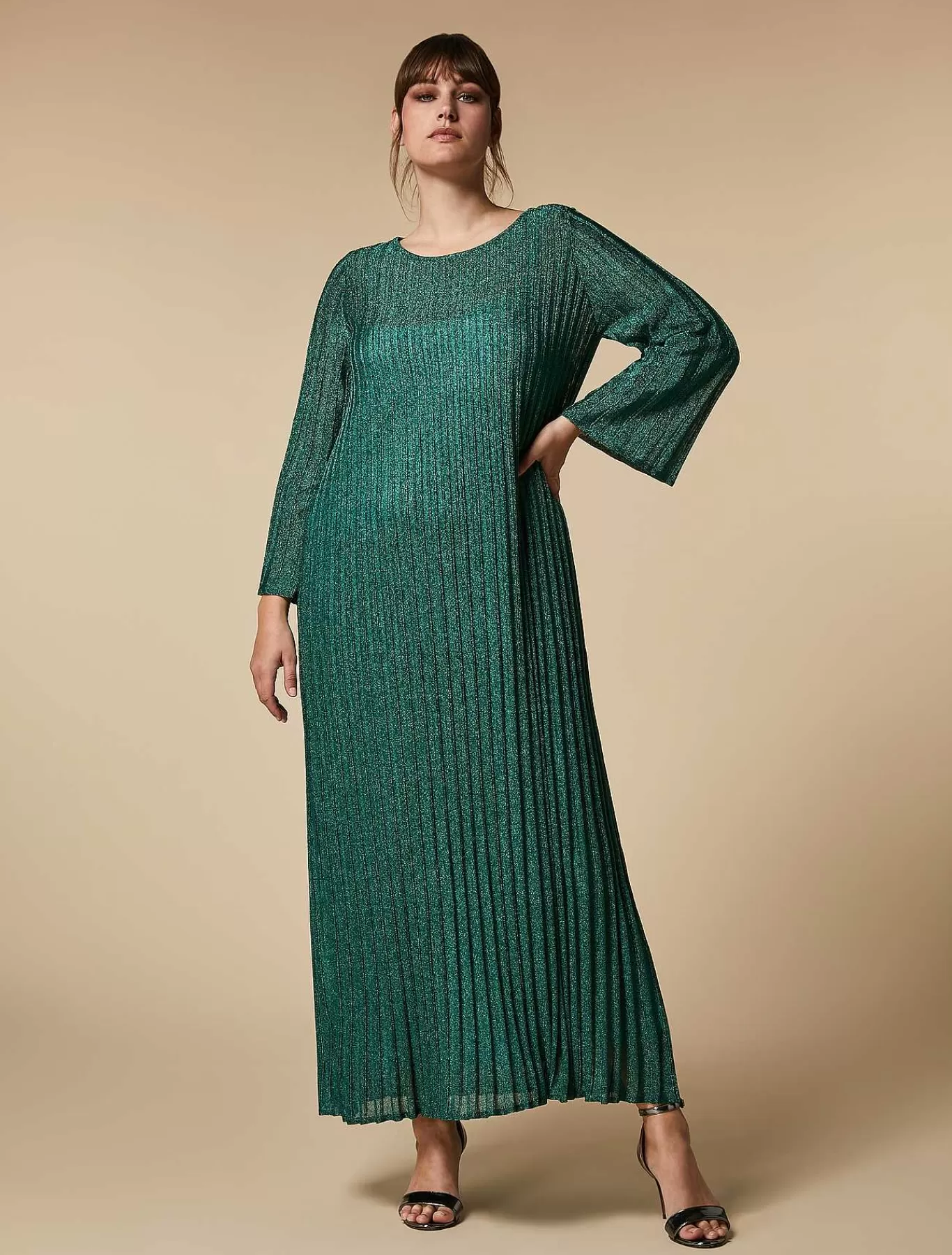 Fashion Robe En Fil Lurex Femmes Des Vêtements Formels