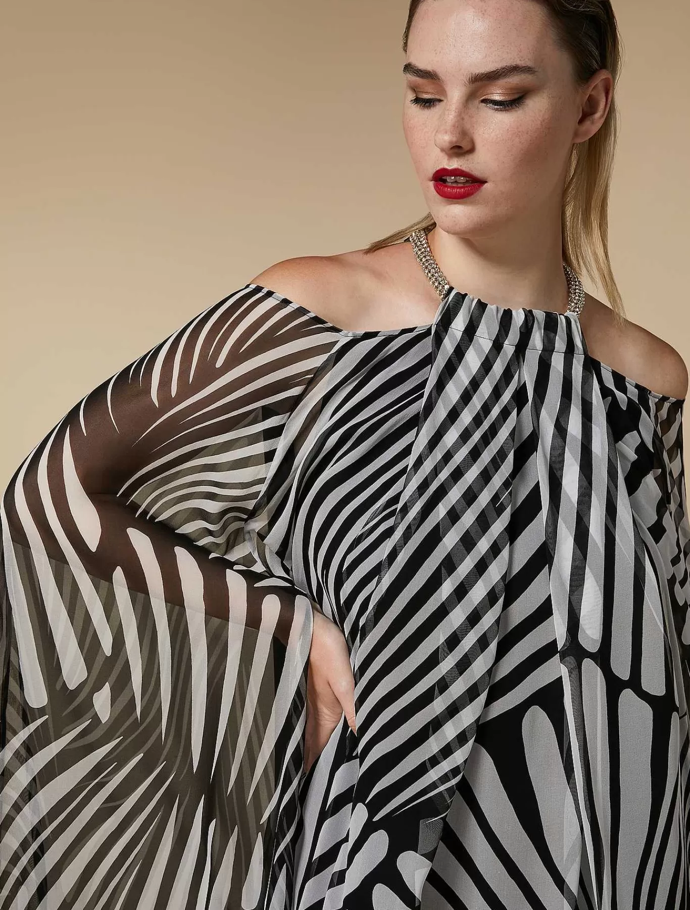 Online Robe En Georgette De Soie Femmes Robes