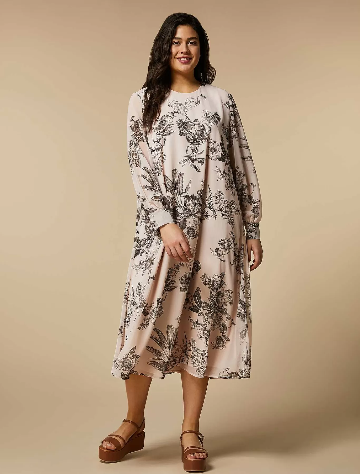 Flash Sale Robe En Georgette Imprimee Femmes Robes
