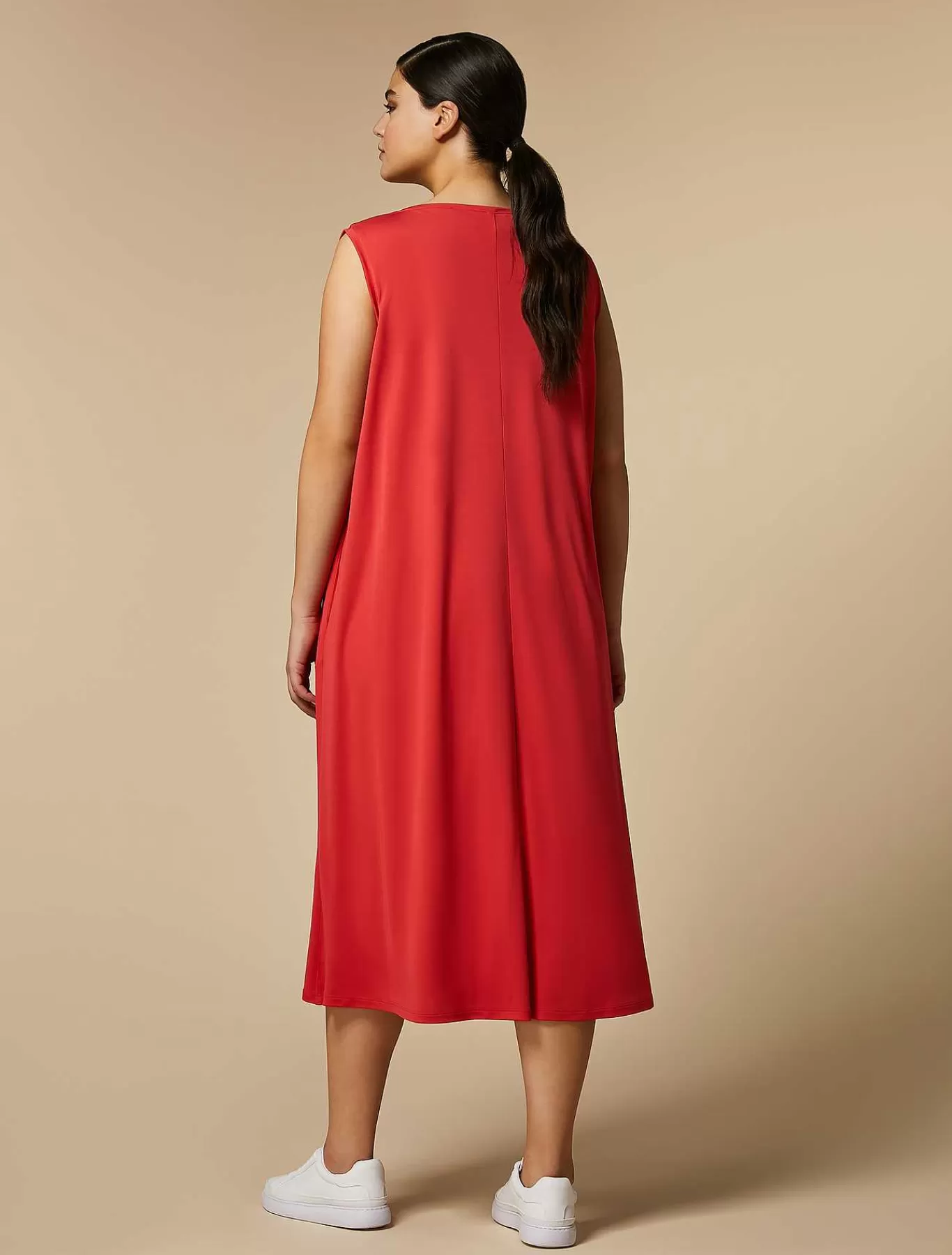 Outlet Robe En Jersey Crepe Femmes Se Détendre