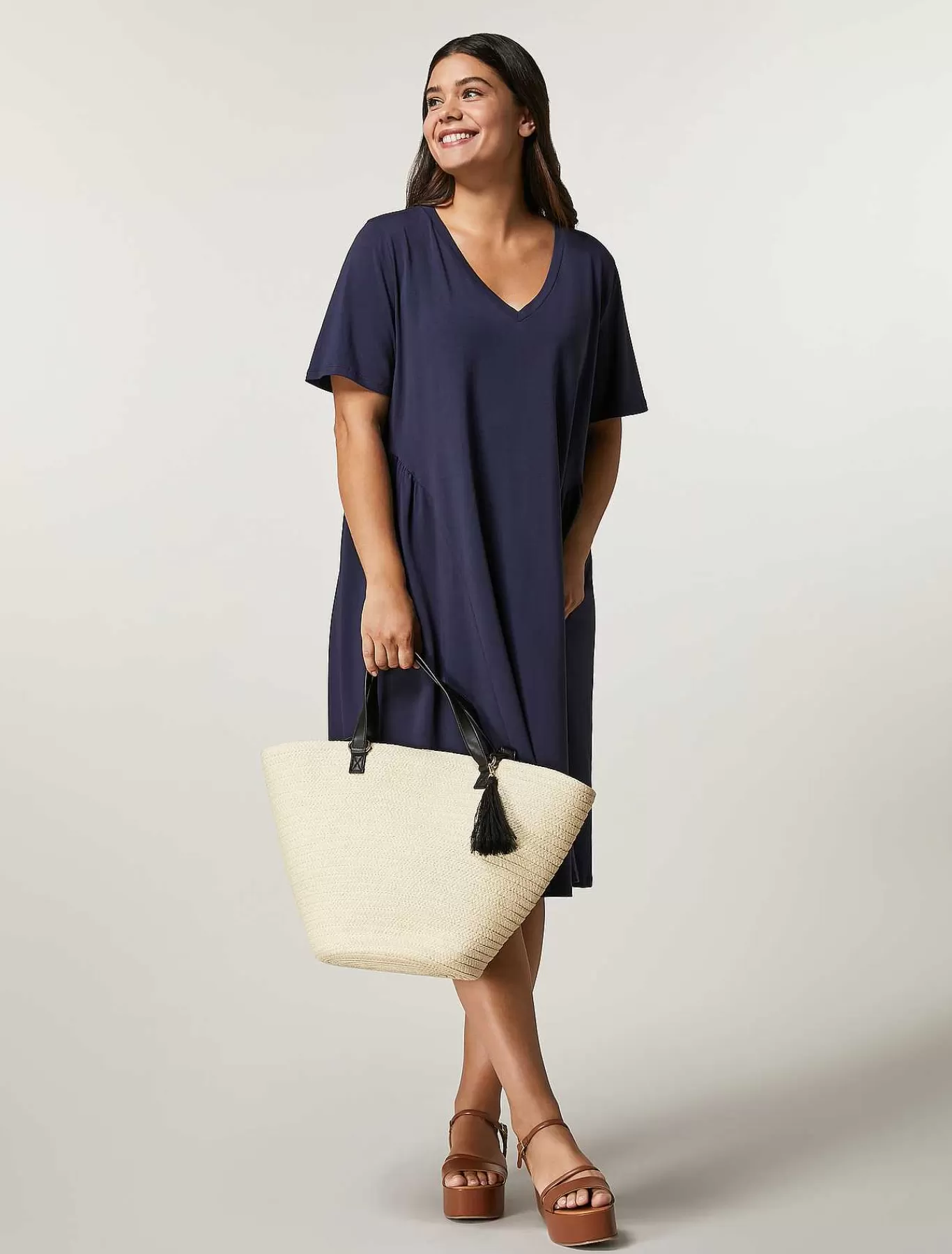 Flash Sale Robe En Jersey De Coton Femmes Robes
