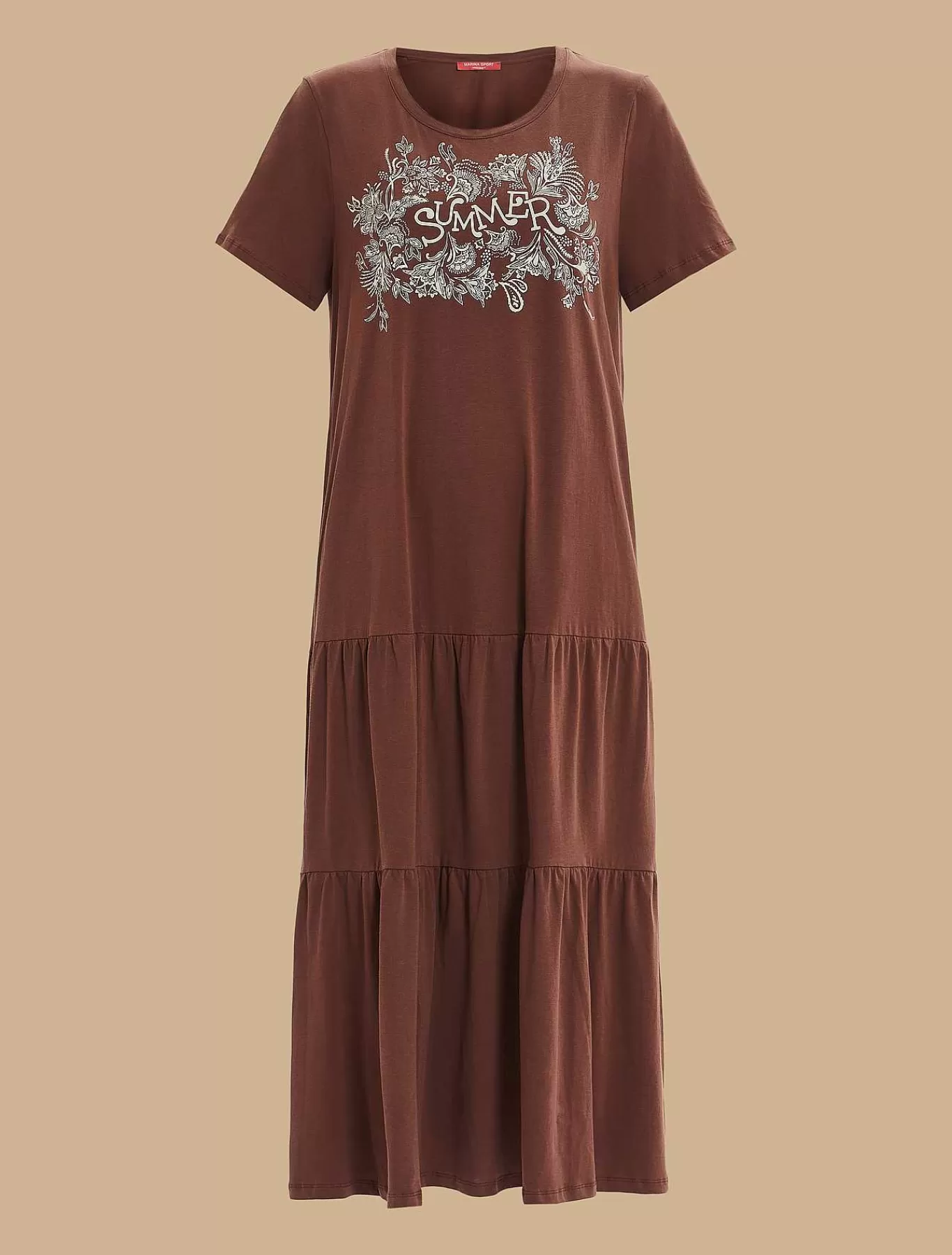 Fashion Robe En Jersey Imprime Femmes Robes