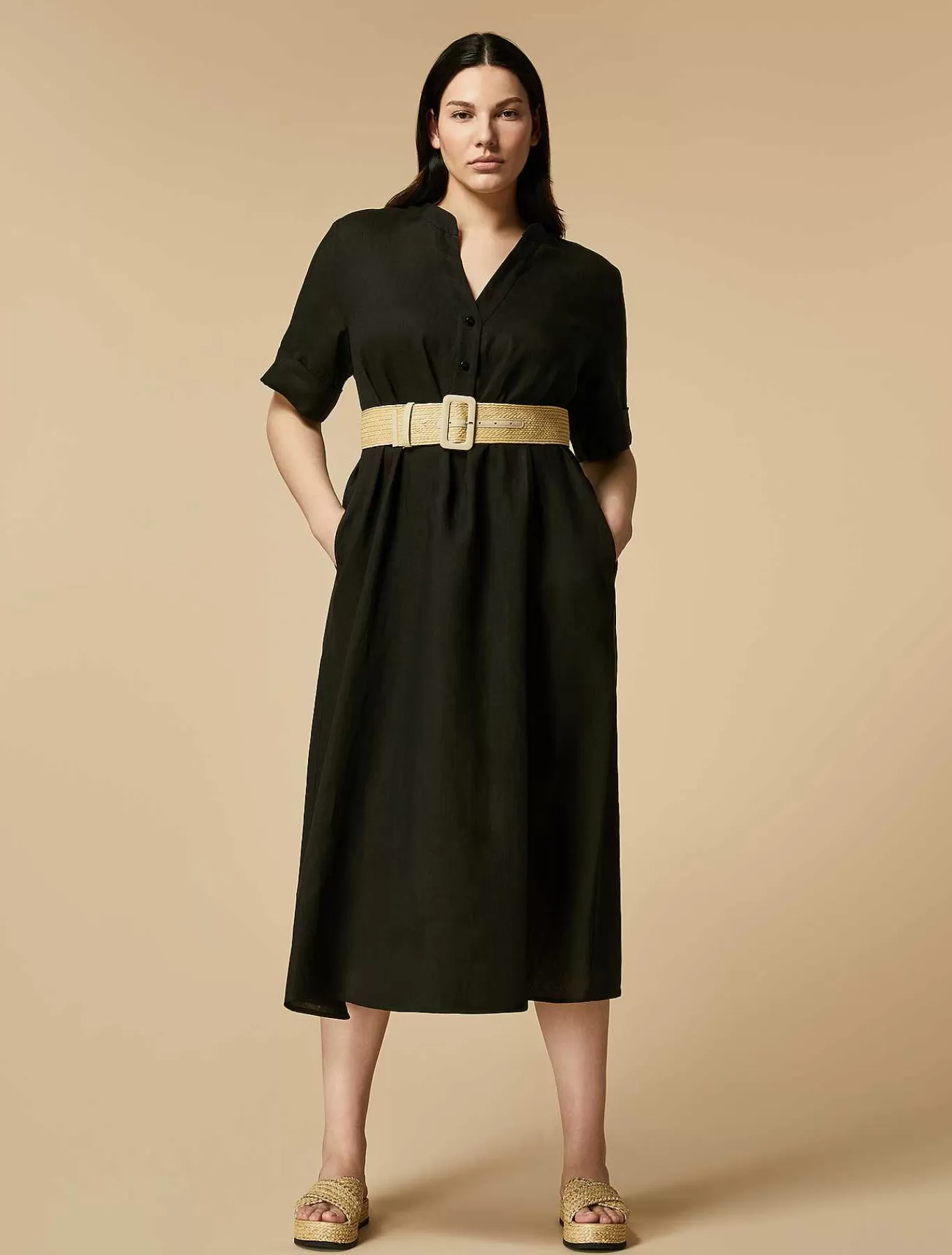 Best Sale Robe En Lin Femmes Robes