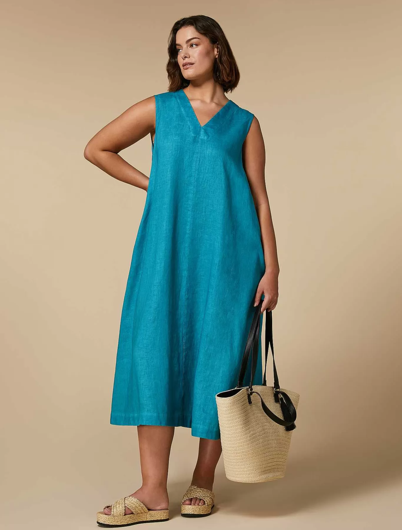 Flash Sale Robe En Lin Femmes Robes