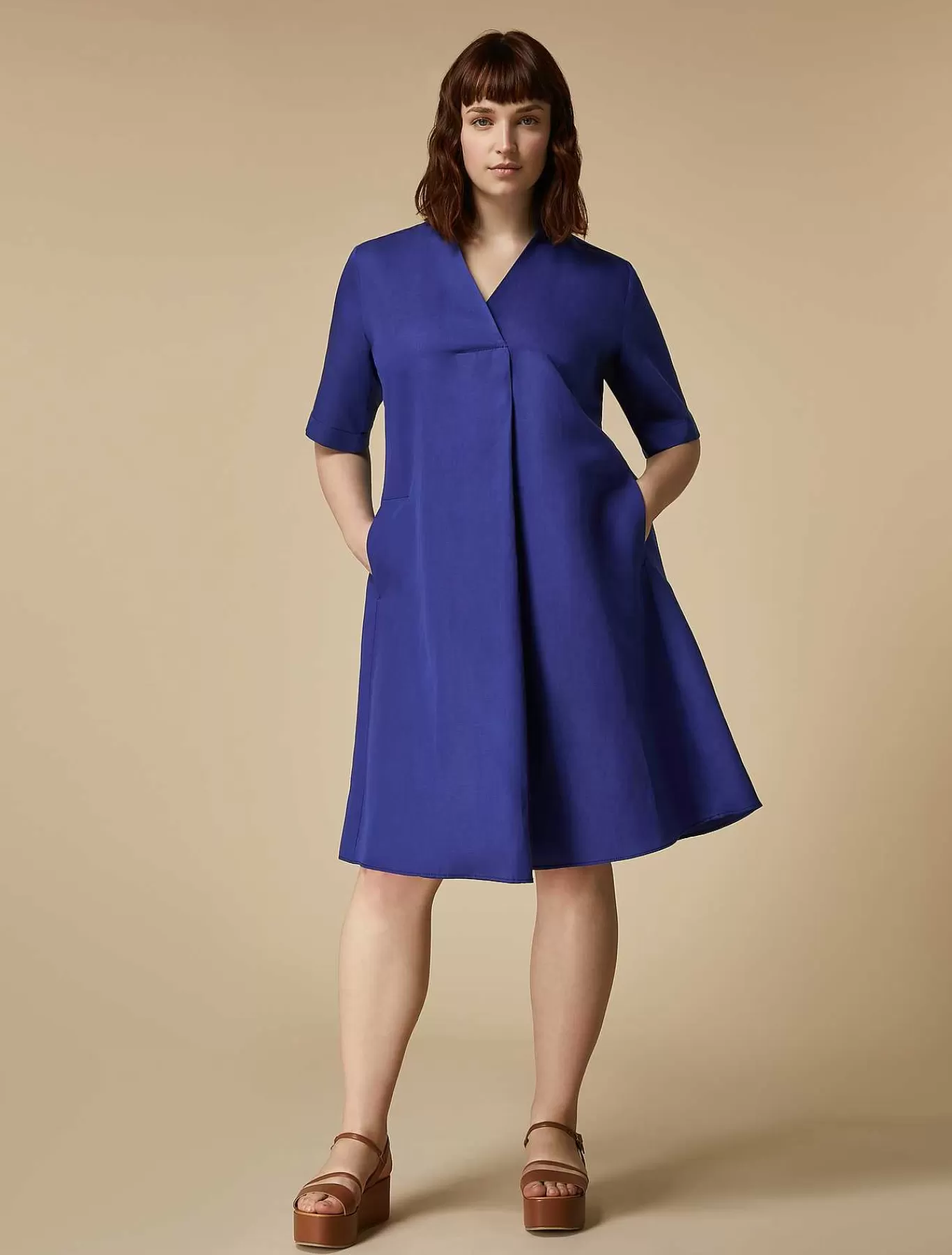 Cheap Robe En Lin Tencel Femmes Robes